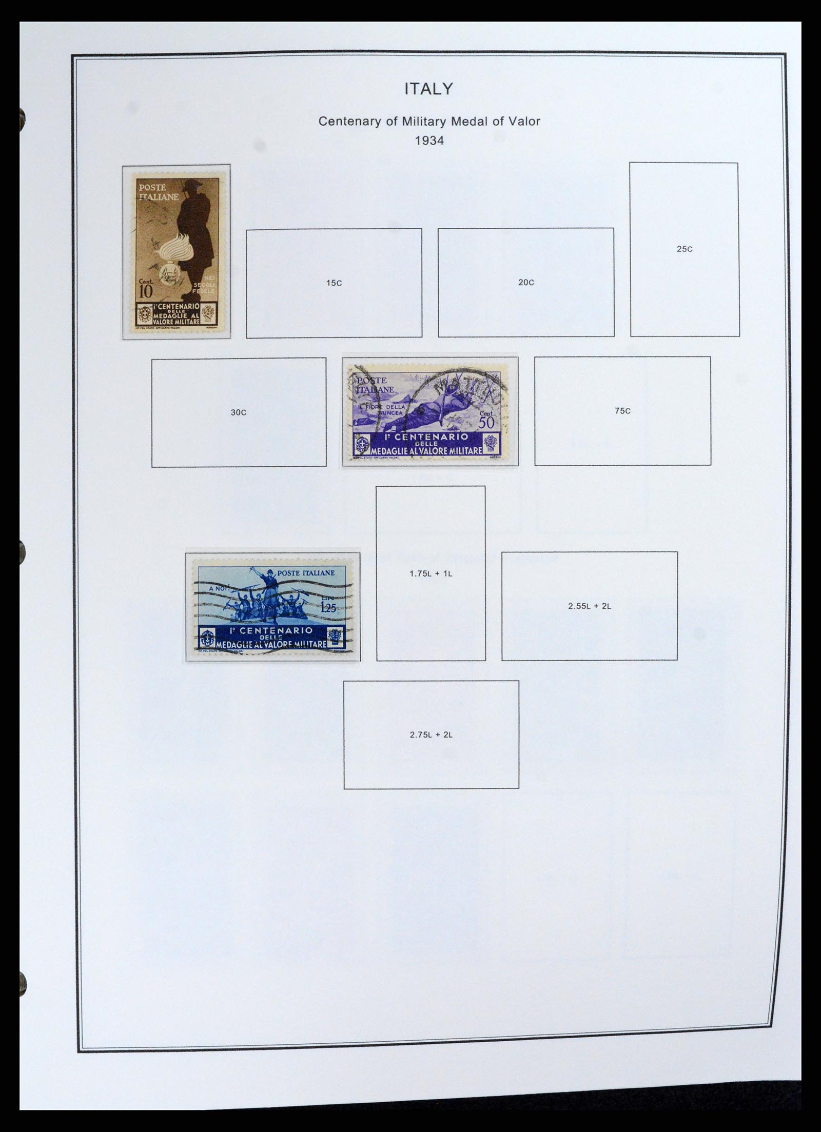 37726 023 - Postzegelverzameling 37726 Italië, Italiaanse gebieden en koloniën 18
