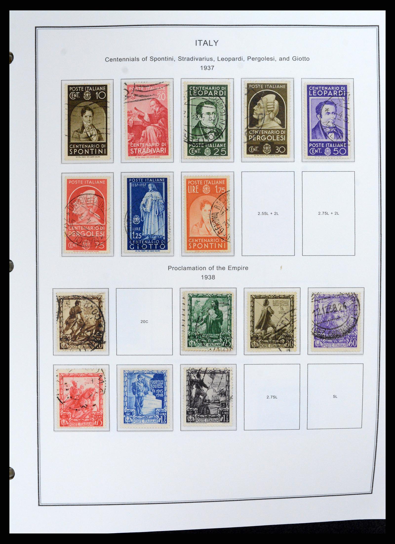 37726 026 - Postzegelverzameling 37726 Italië, Italiaanse gebieden en koloniën 18