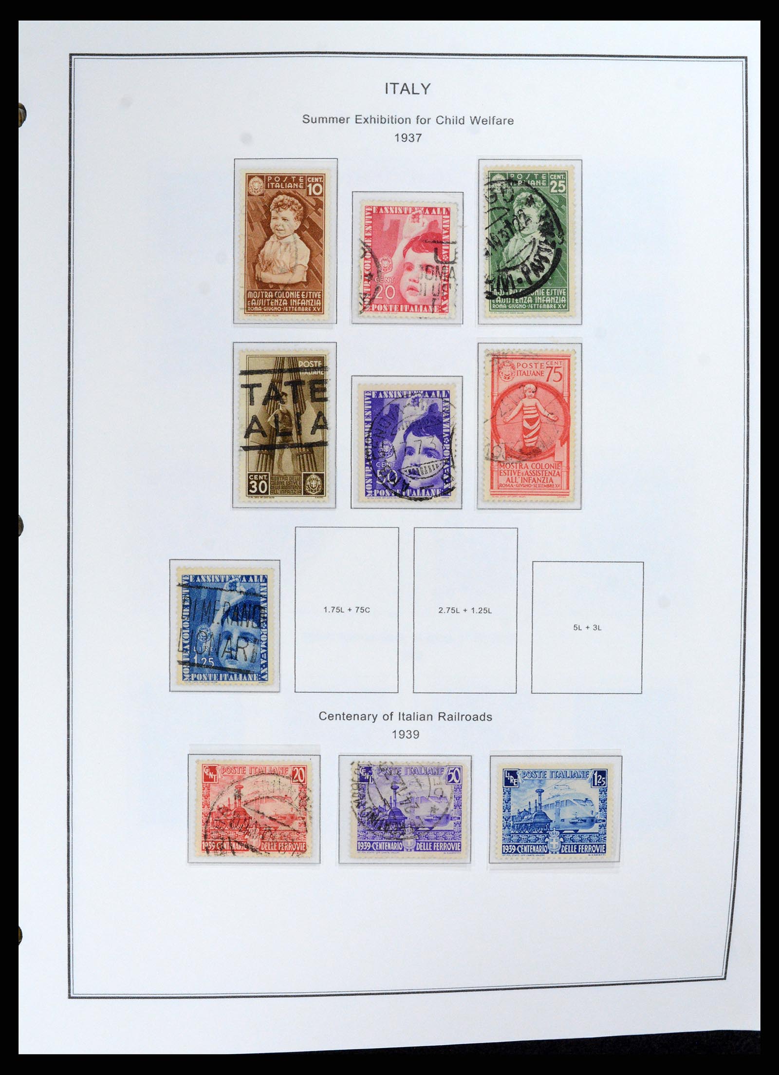 37726 027 - Postzegelverzameling 37726 Italië, Italiaanse gebieden en koloniën 18