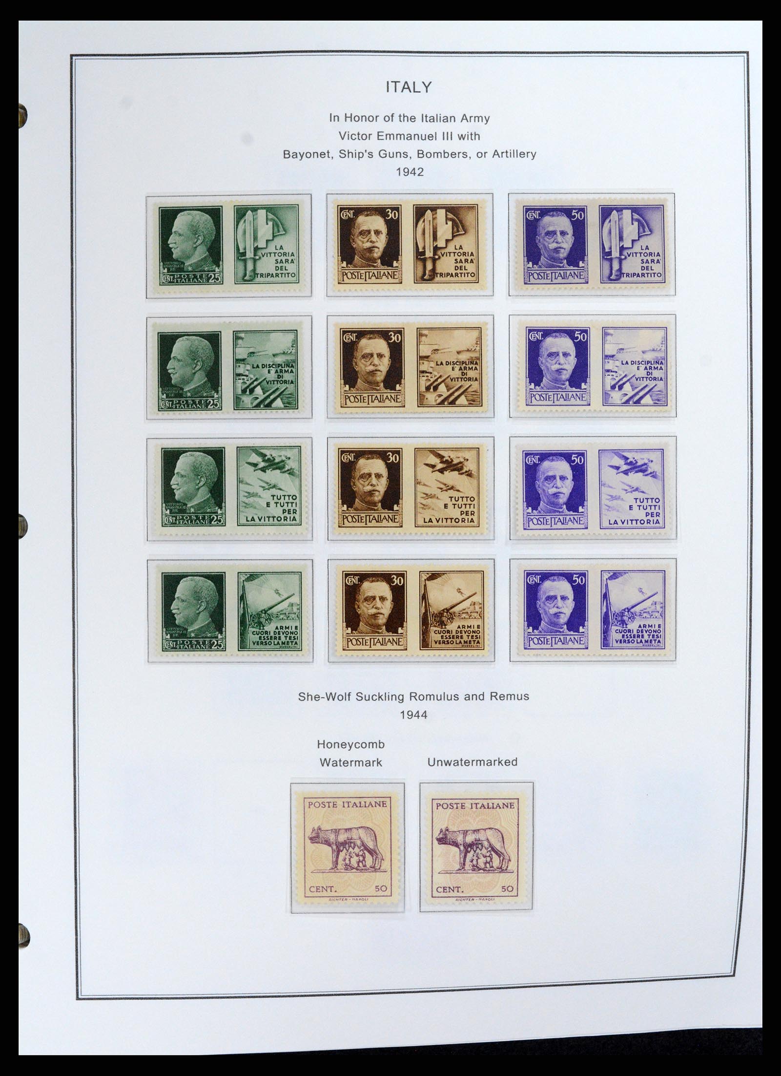 37726 029 - Postzegelverzameling 37726 Italië, Italiaanse gebieden en koloniën 18