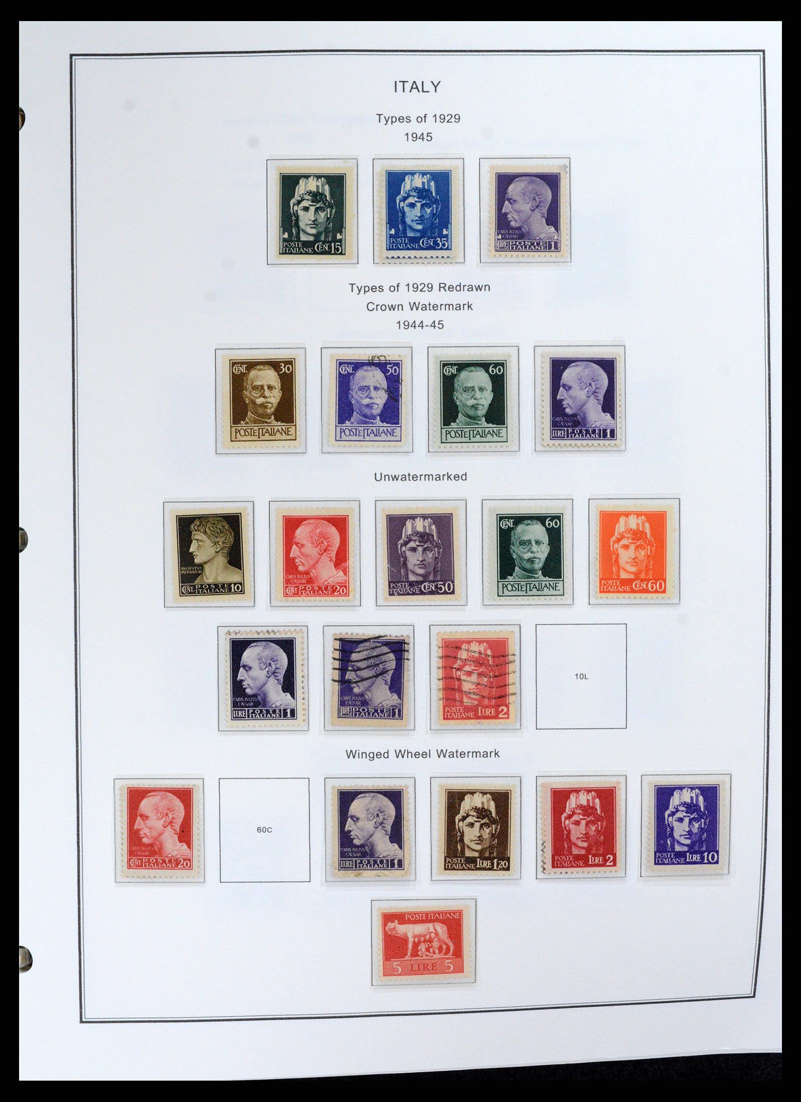 37726 030 - Postzegelverzameling 37726 Italië, Italiaanse gebieden en koloniën 18