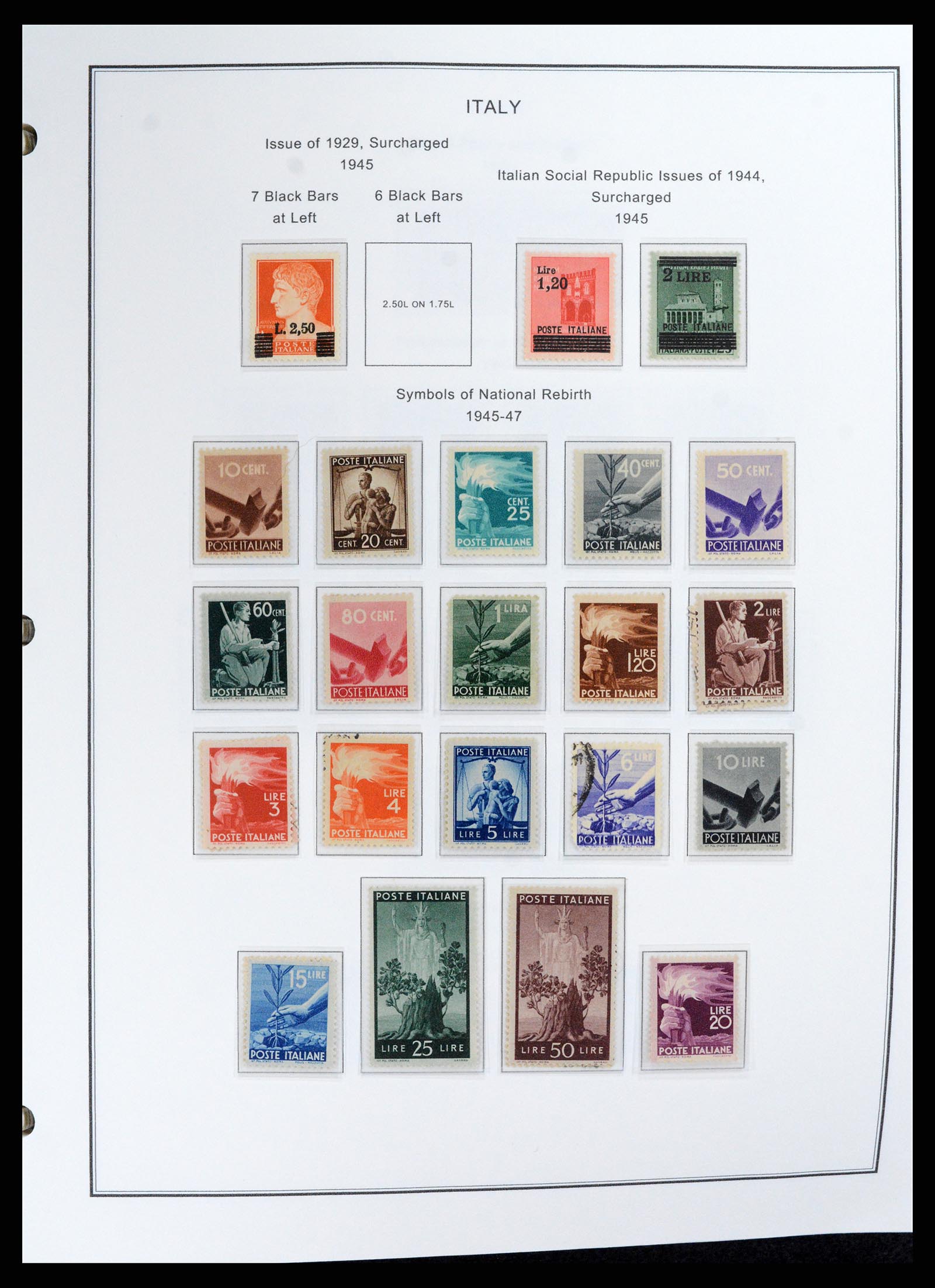 37726 031 - Postzegelverzameling 37726 Italië, Italiaanse gebieden en koloniën 18