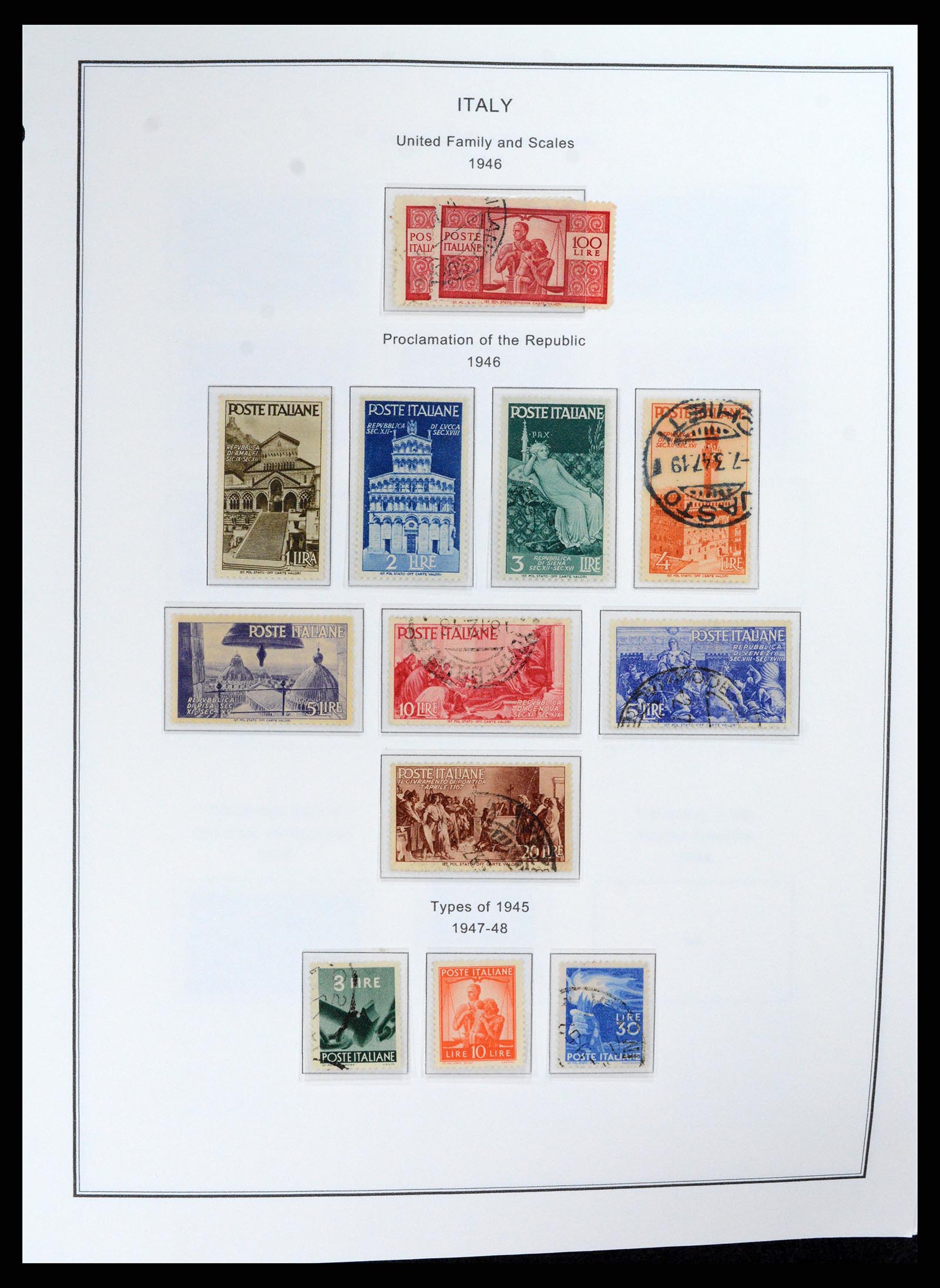 37726 032 - Stamp collection 37726 Italy, Italian territories and colonies 1863-2004