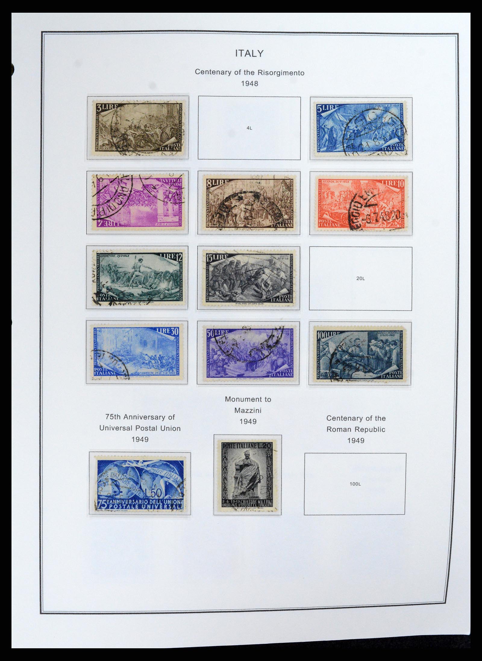 37726 033 - Postzegelverzameling 37726 Italië, Italiaanse gebieden en koloniën 18