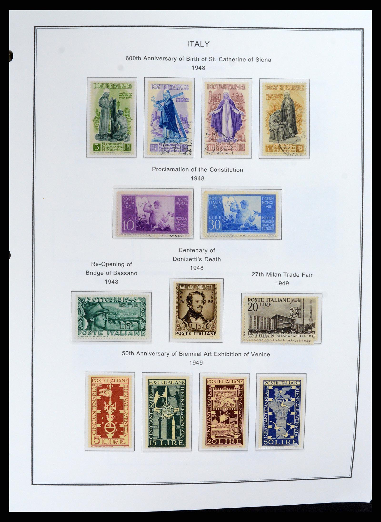 37726 035 - Postzegelverzameling 37726 Italië, Italiaanse gebieden en koloniën 18