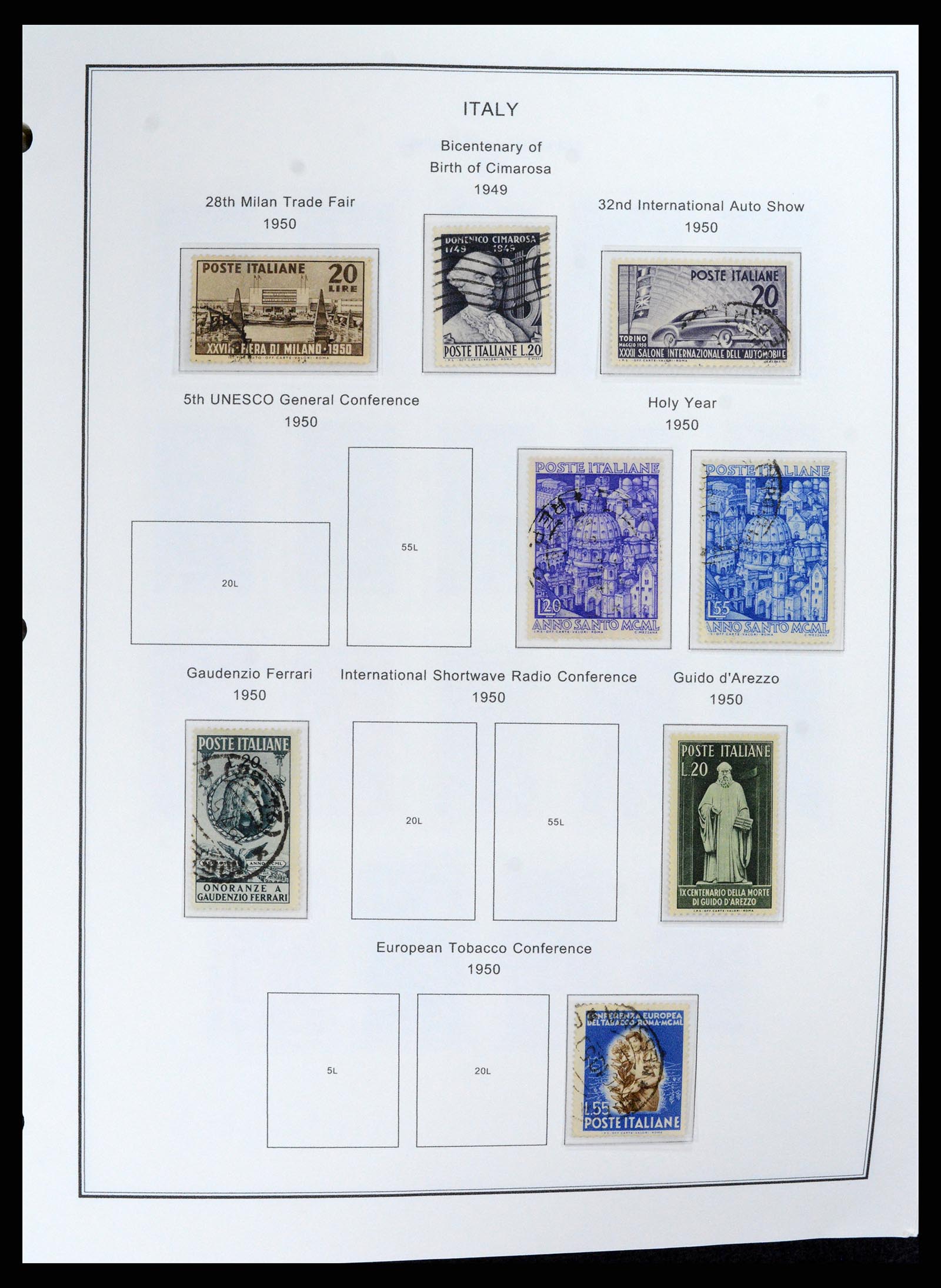 37726 036 - Postzegelverzameling 37726 Italië, Italiaanse gebieden en koloniën 18