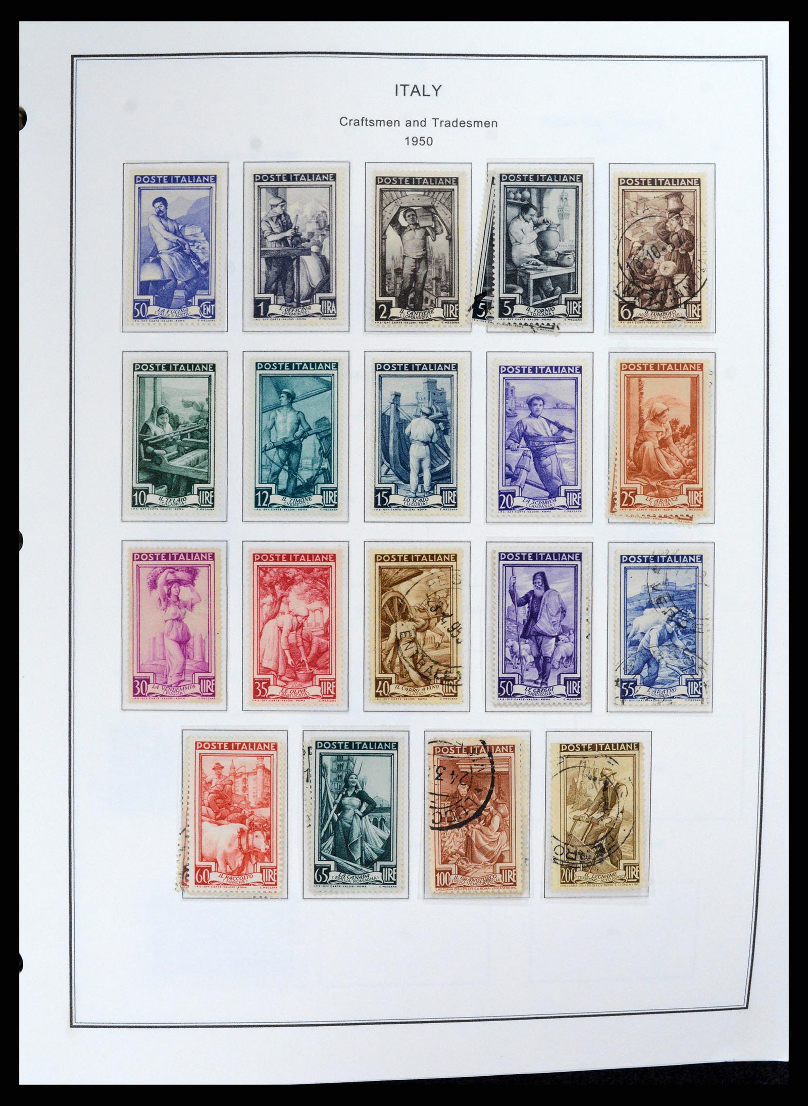 37726 037 - Postzegelverzameling 37726 Italië, Italiaanse gebieden en koloniën 18