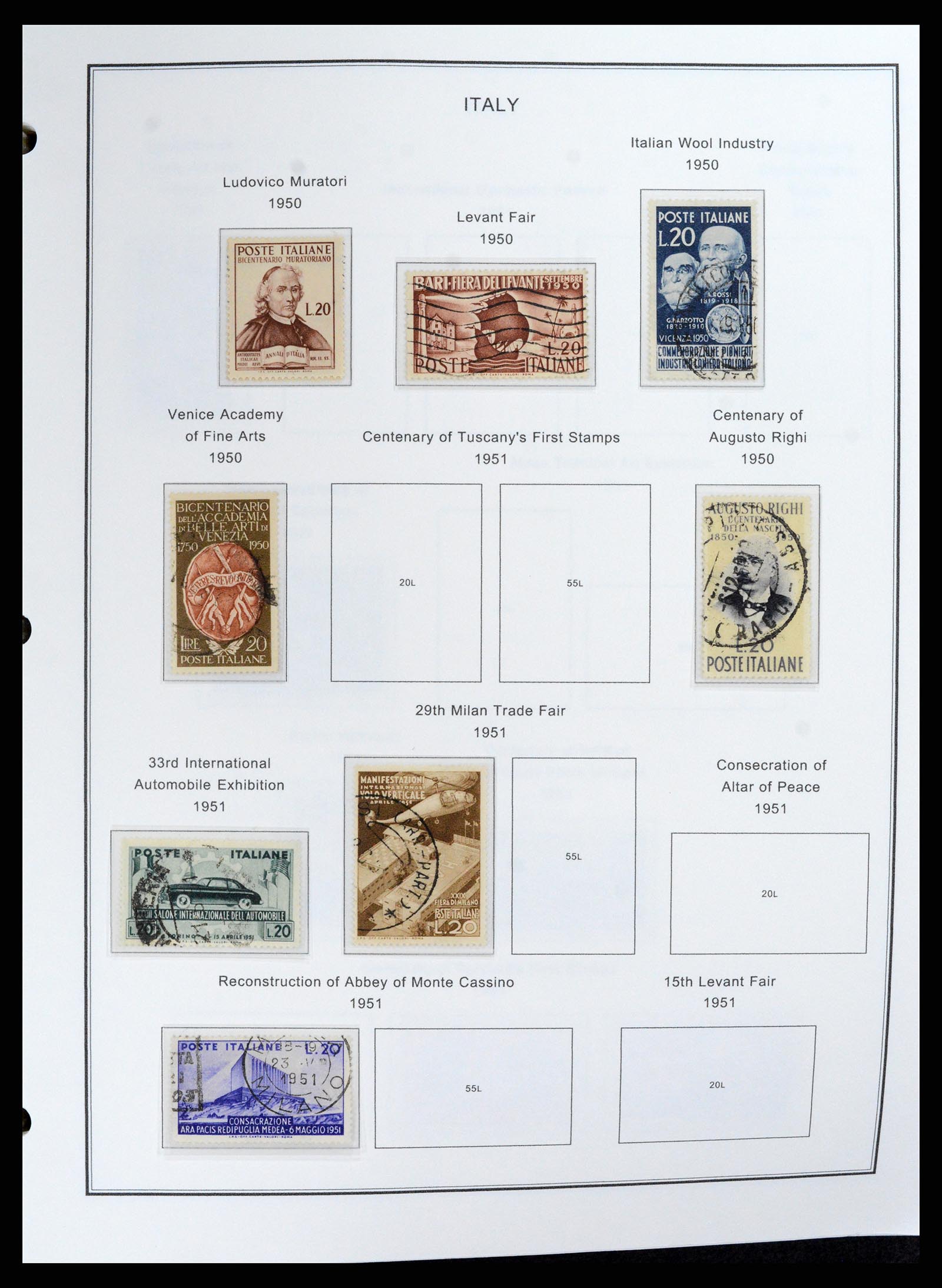 37726 038 - Stamp collection 37726 Italy, Italian territories and colonies 1863-2004