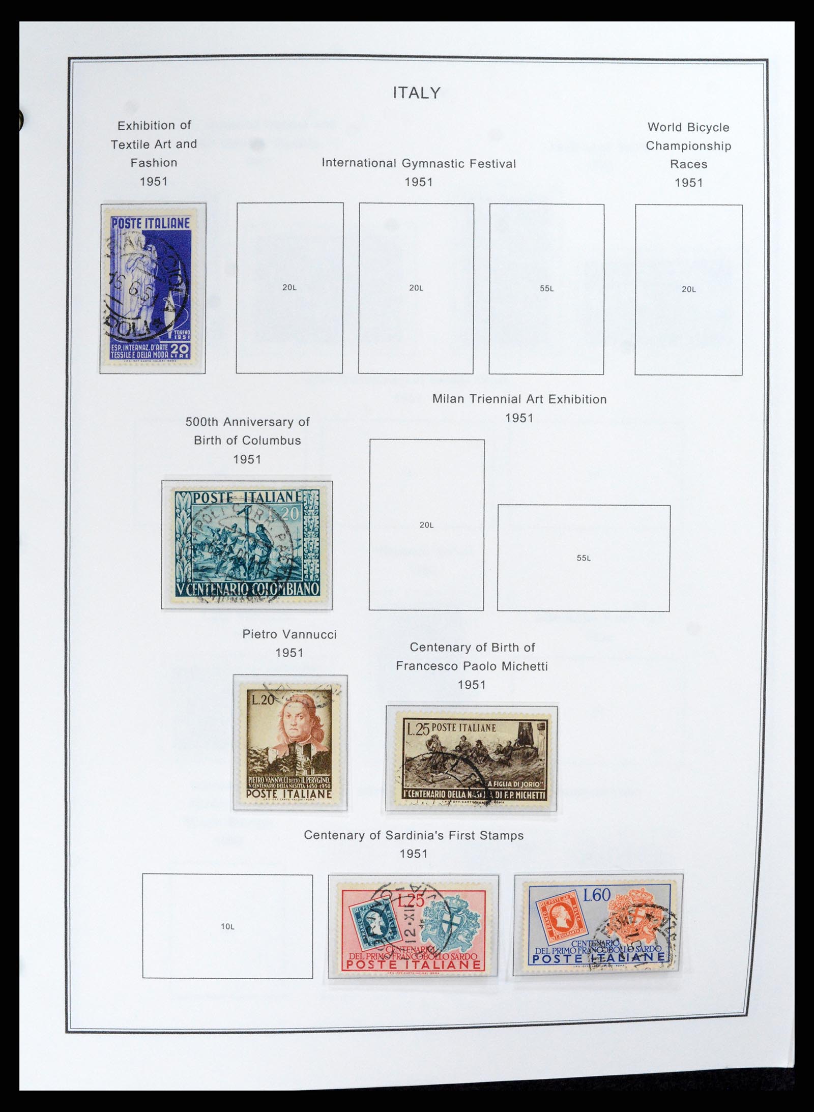 37726 039 - Postzegelverzameling 37726 Italië, Italiaanse gebieden en koloniën 18