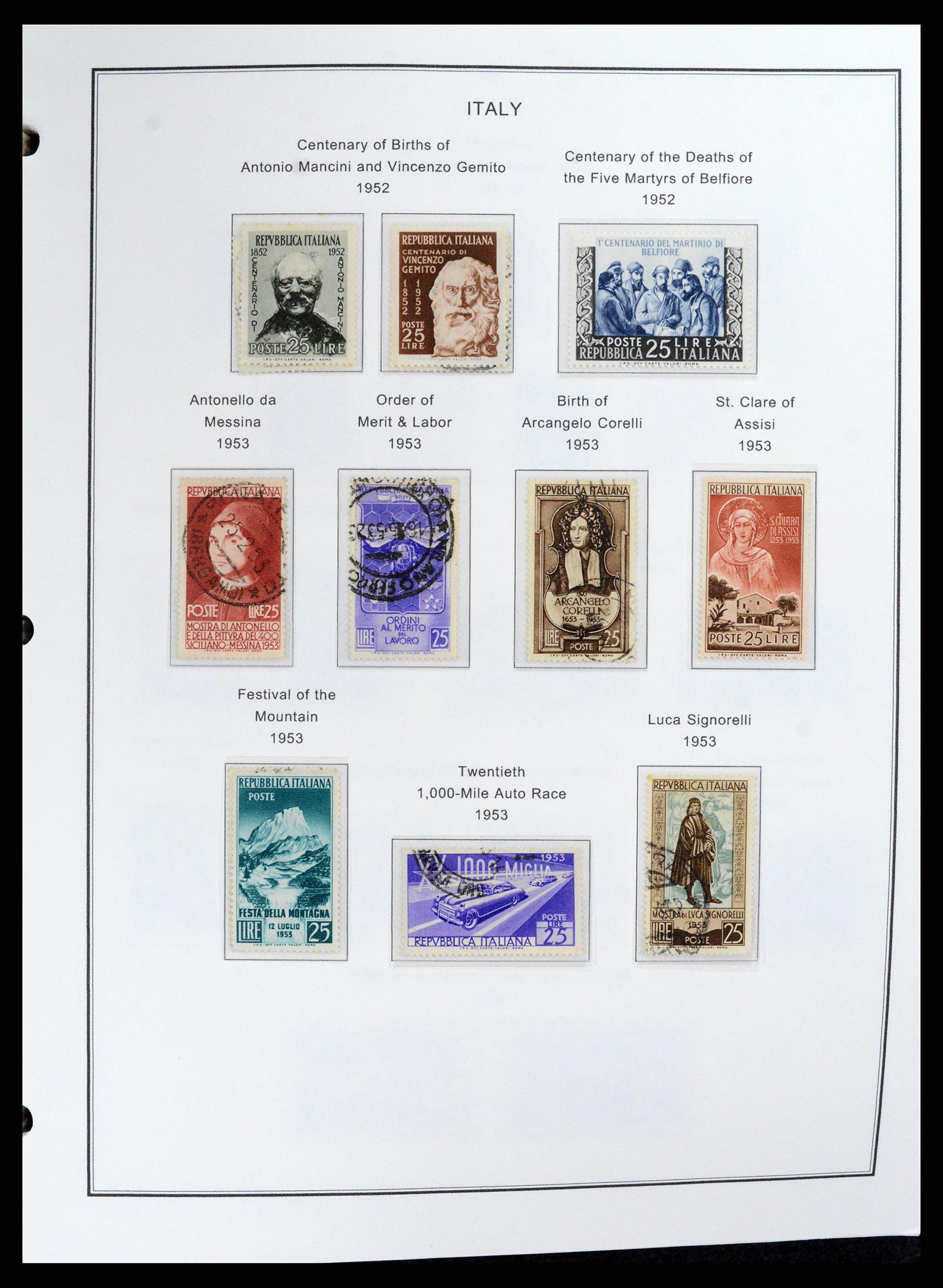 37726 042 - Postzegelverzameling 37726 Italië, Italiaanse gebieden en koloniën 18