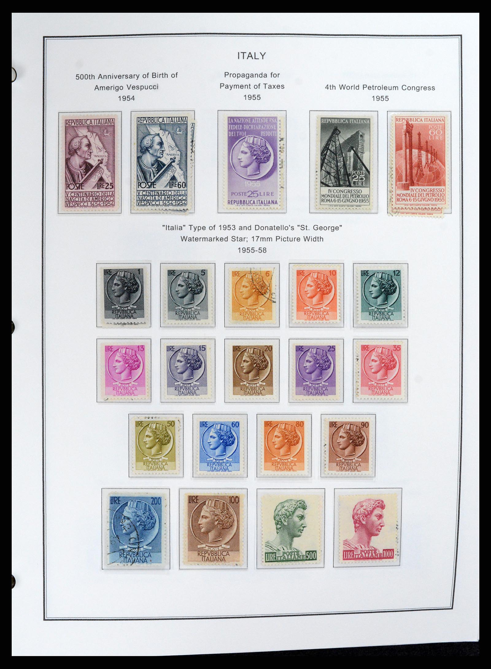 37726 046 - Postzegelverzameling 37726 Italië, Italiaanse gebieden en koloniën 18
