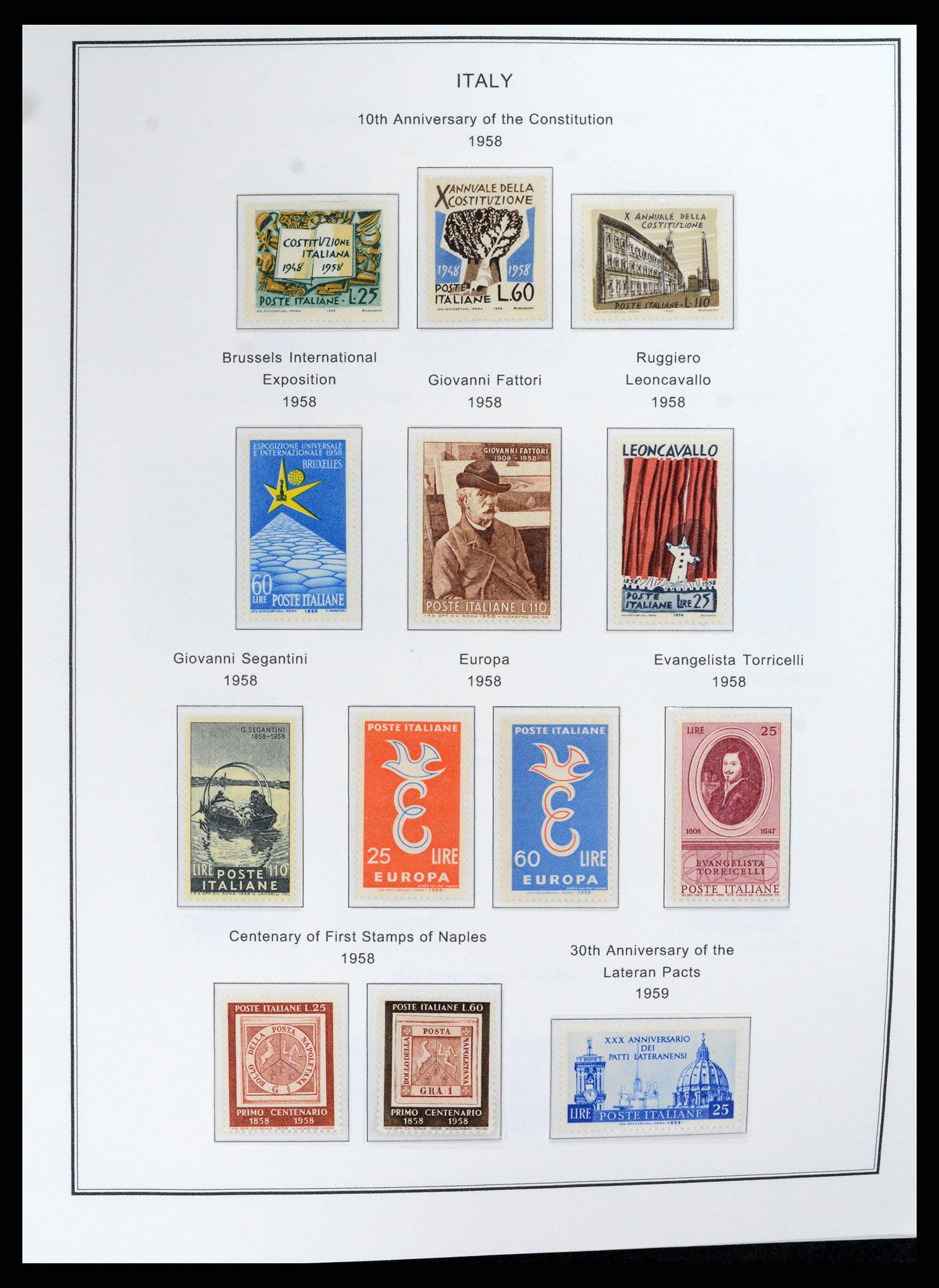 37726 051 - Postzegelverzameling 37726 Italië, Italiaanse gebieden en koloniën 18