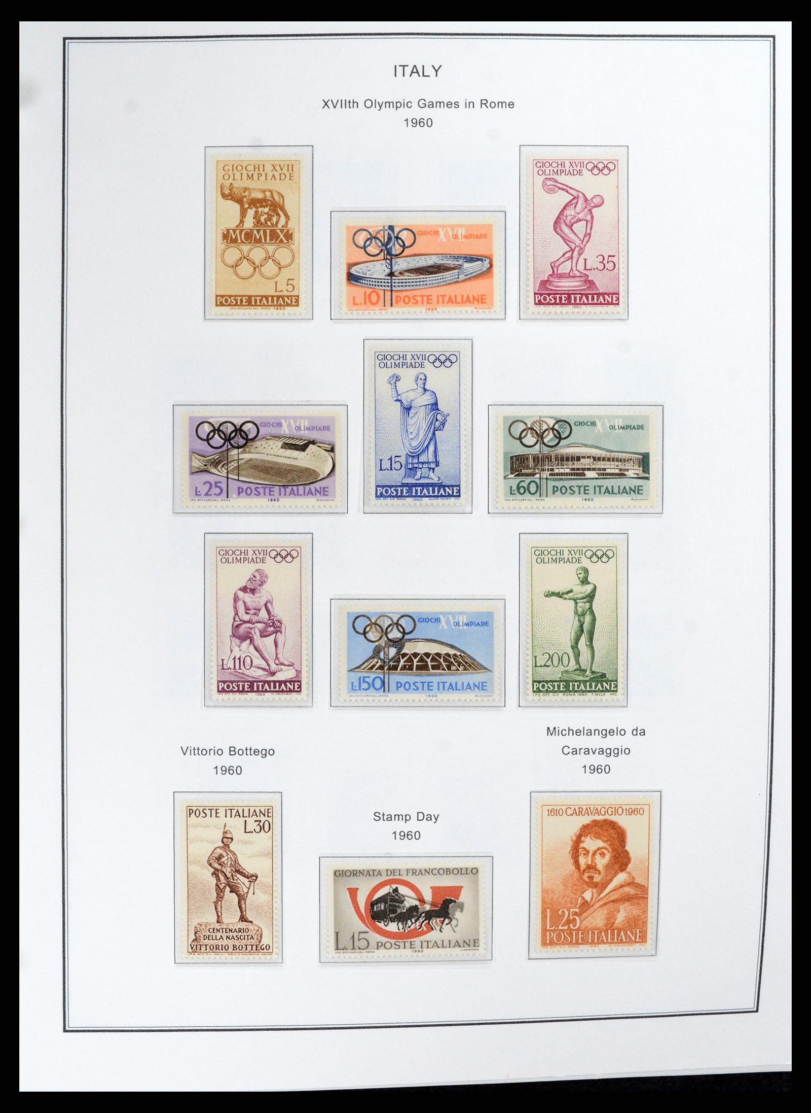 37726 055 - Postzegelverzameling 37726 Italië, Italiaanse gebieden en koloniën 18
