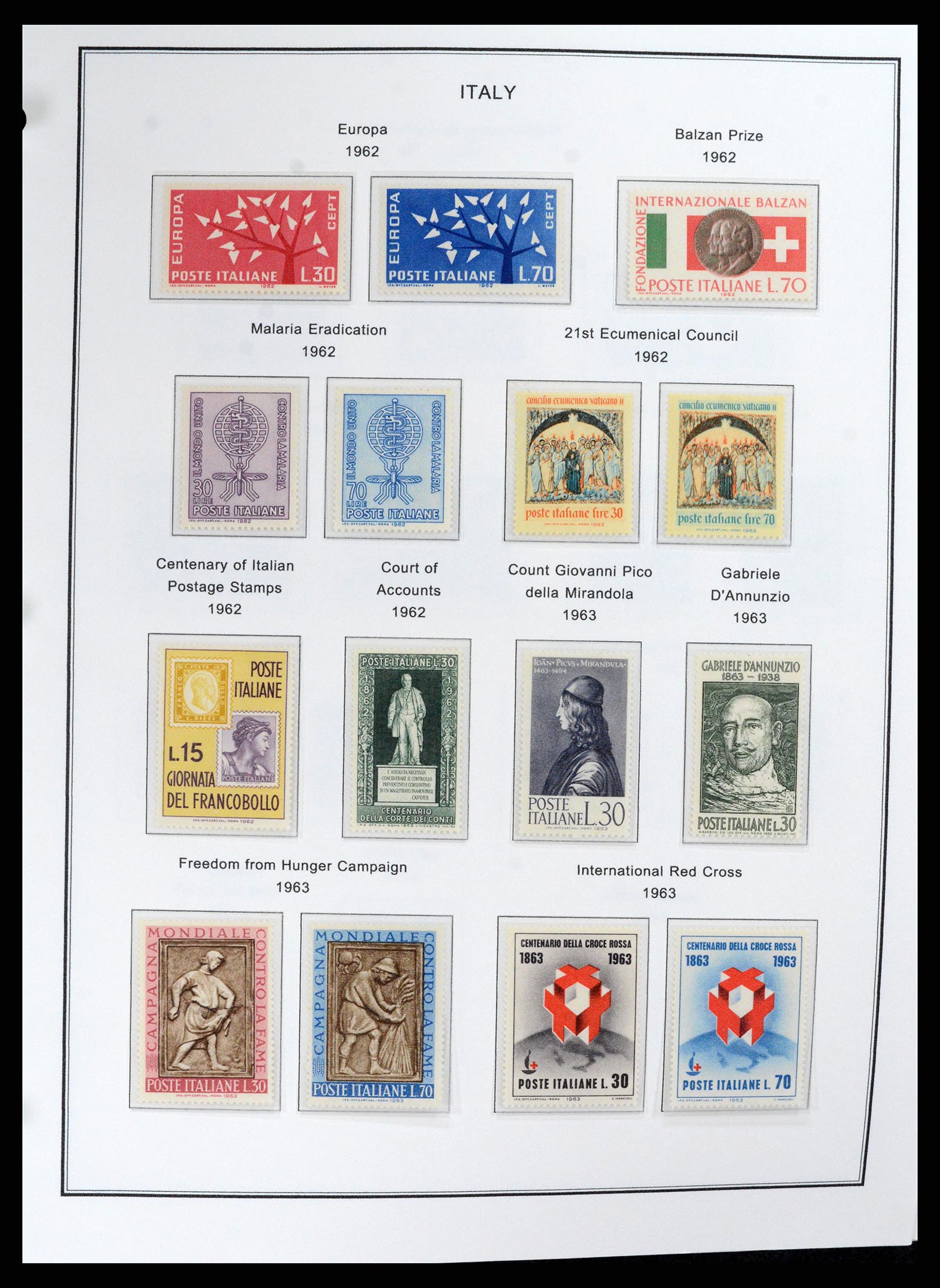 37726 059 - Postzegelverzameling 37726 Italië, Italiaanse gebieden en koloniën 18