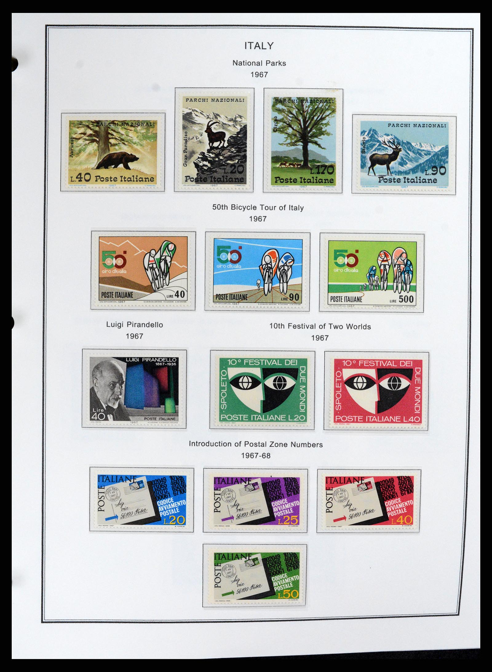 37726 066 - Postzegelverzameling 37726 Italië, Italiaanse gebieden en koloniën 18