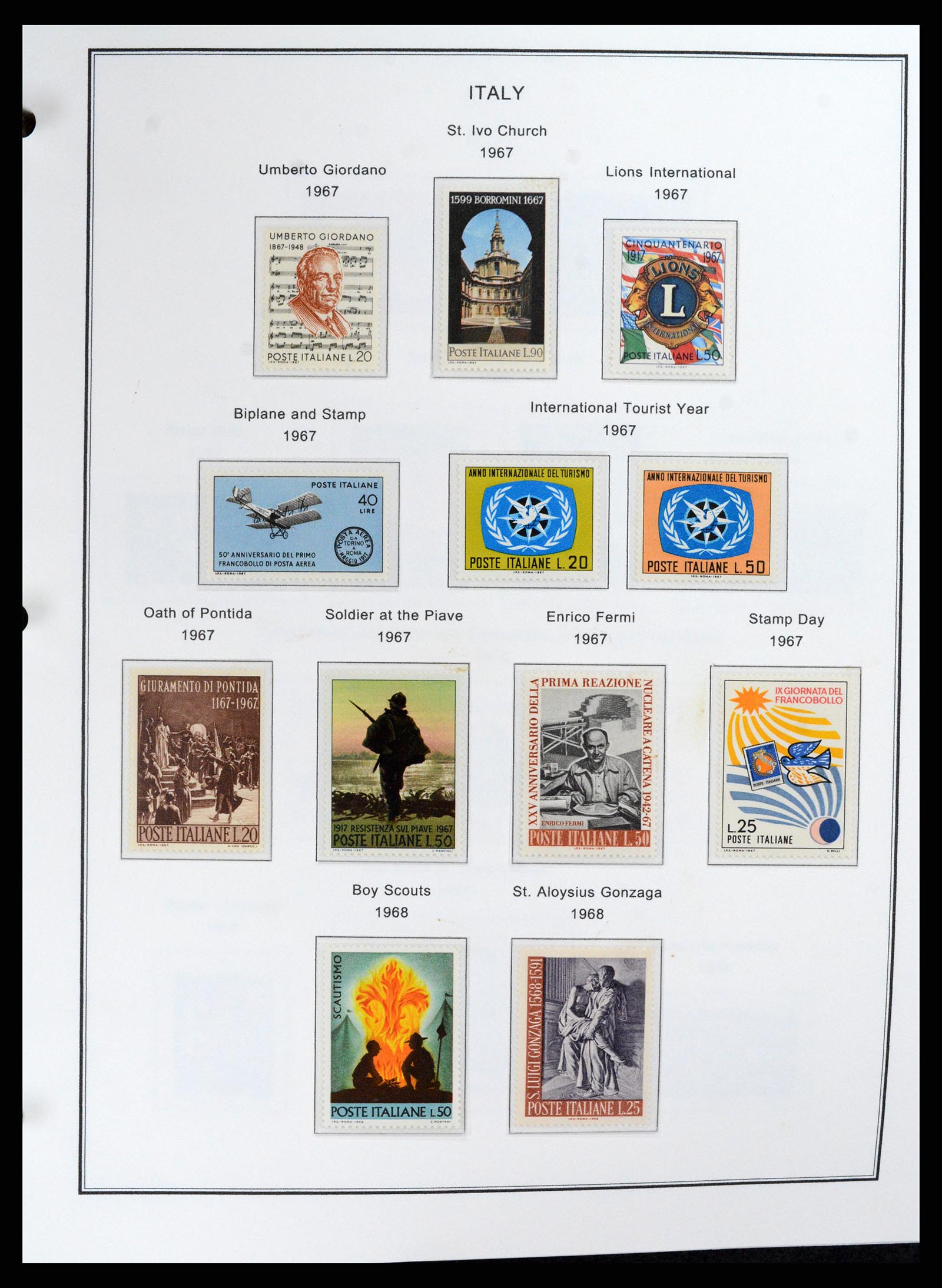 37726 067 - Postzegelverzameling 37726 Italië, Italiaanse gebieden en koloniën 18