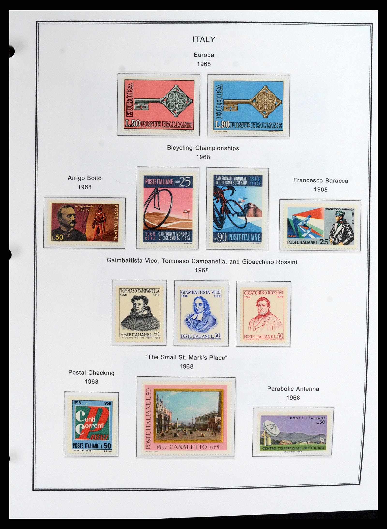 37726 068 - Postzegelverzameling 37726 Italië, Italiaanse gebieden en koloniën 18