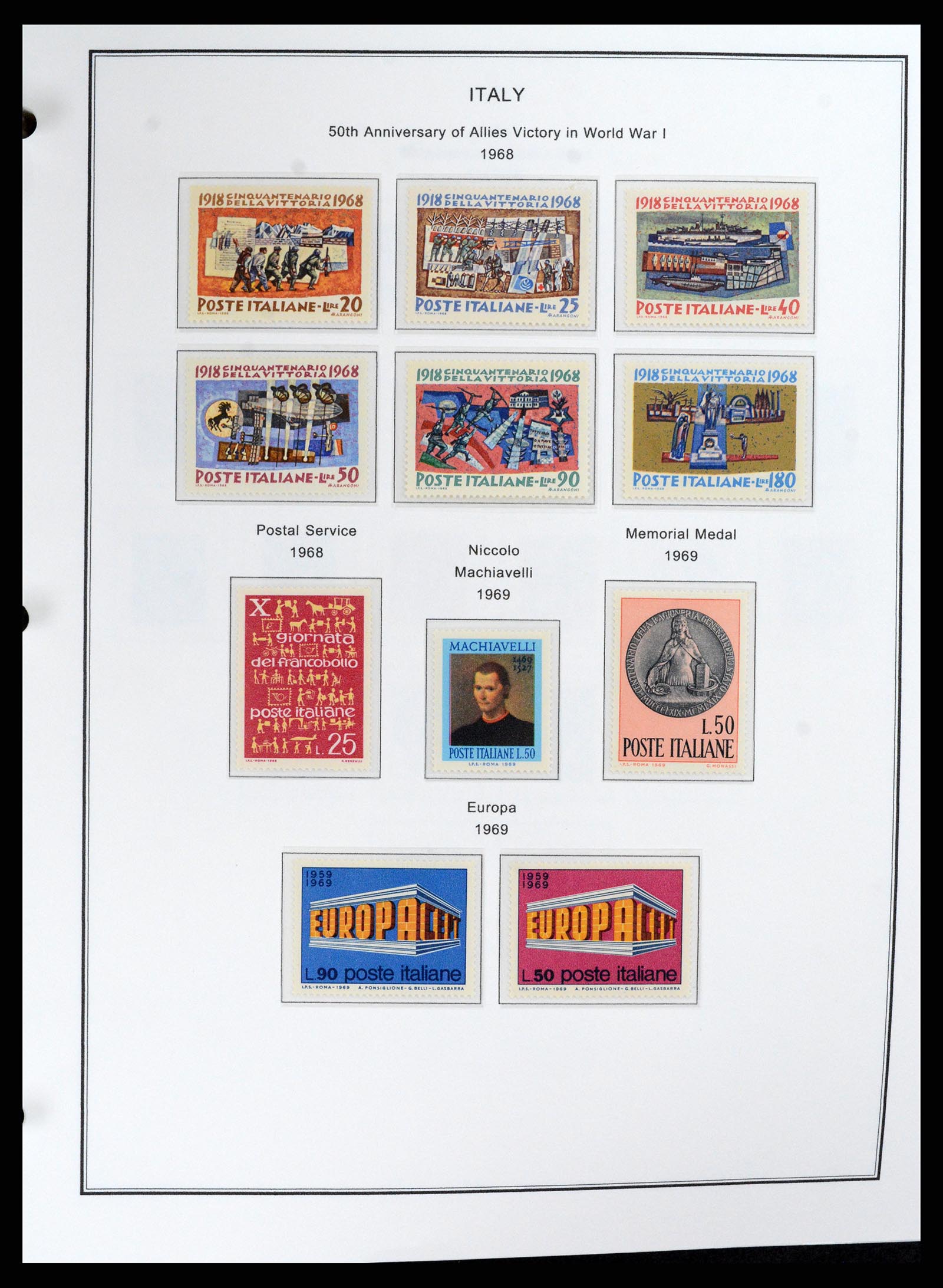 37726 069 - Postzegelverzameling 37726 Italië, Italiaanse gebieden en koloniën 18