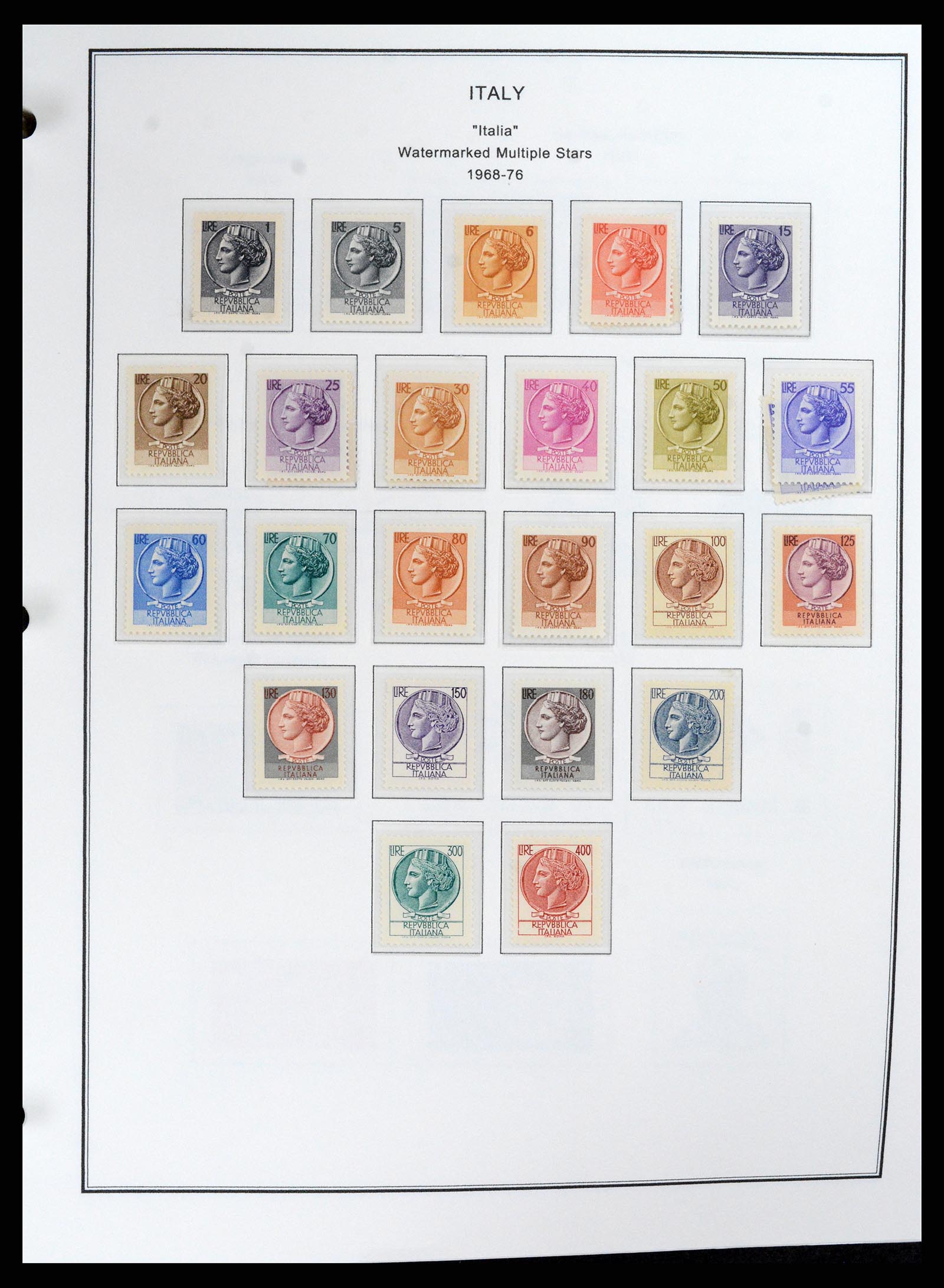 37726 070 - Postzegelverzameling 37726 Italië, Italiaanse gebieden en koloniën 18