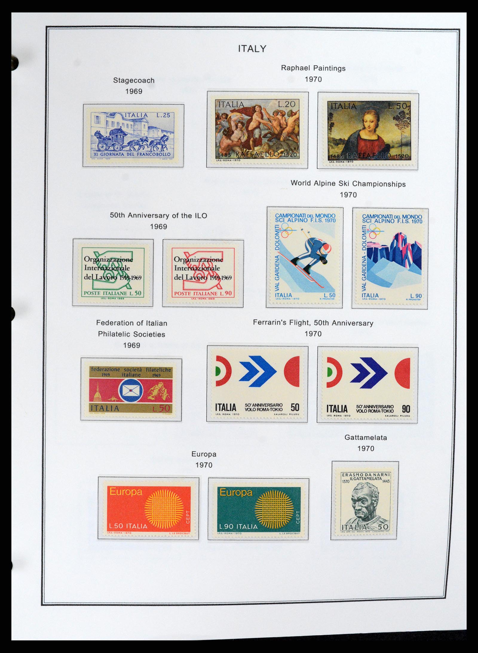 37726 071 - Postzegelverzameling 37726 Italië, Italiaanse gebieden en koloniën 18