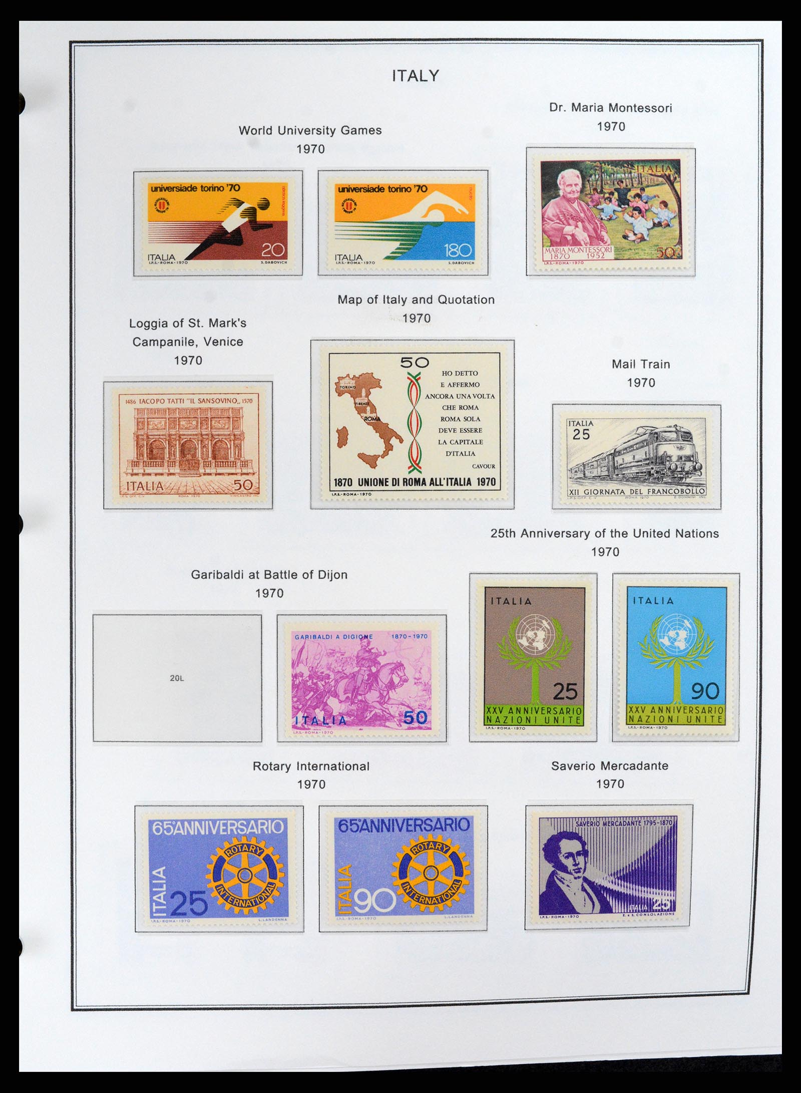37726 072 - Postzegelverzameling 37726 Italië, Italiaanse gebieden en koloniën 18