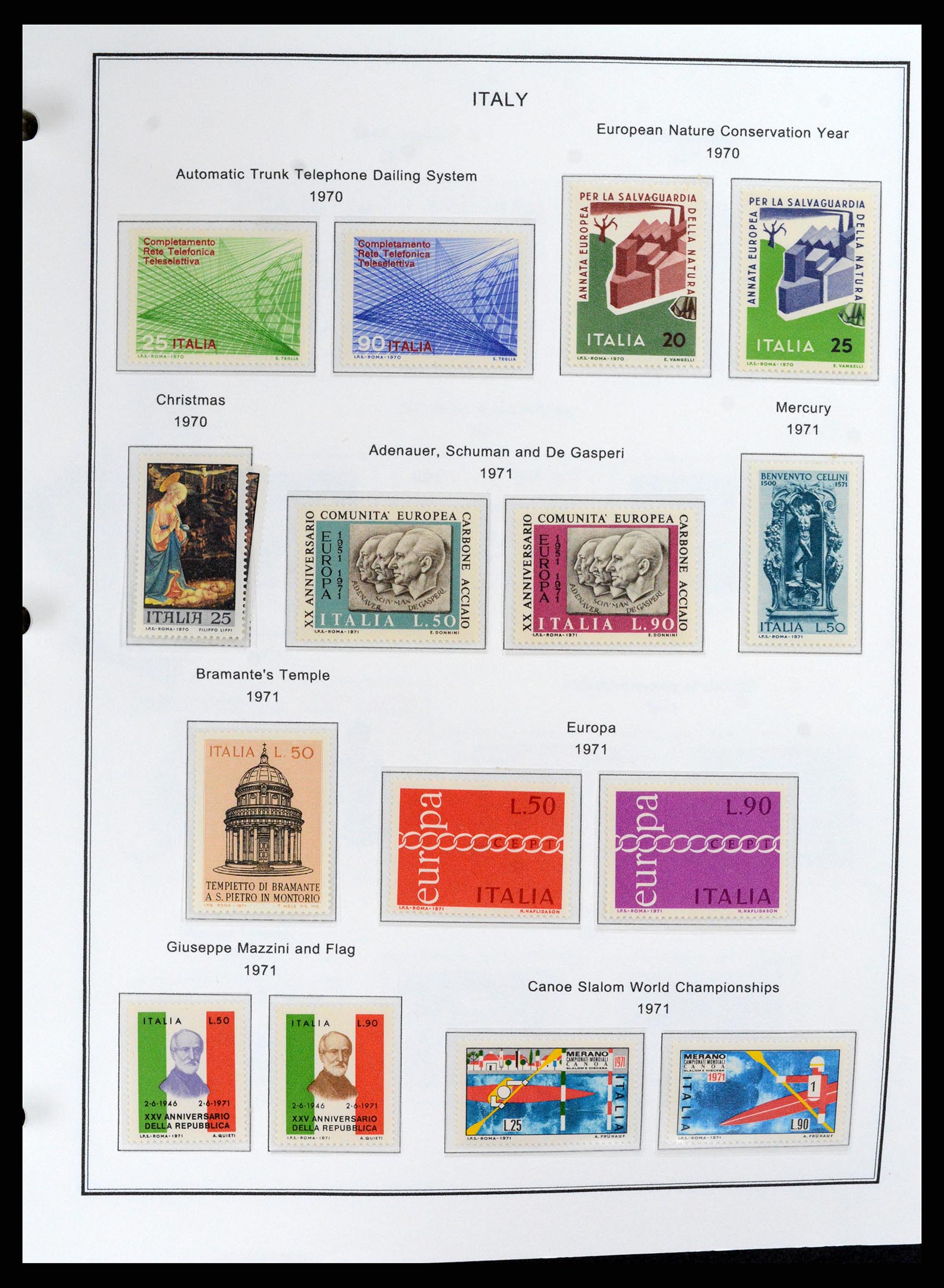 37726 073 - Postzegelverzameling 37726 Italië, Italiaanse gebieden en koloniën 18