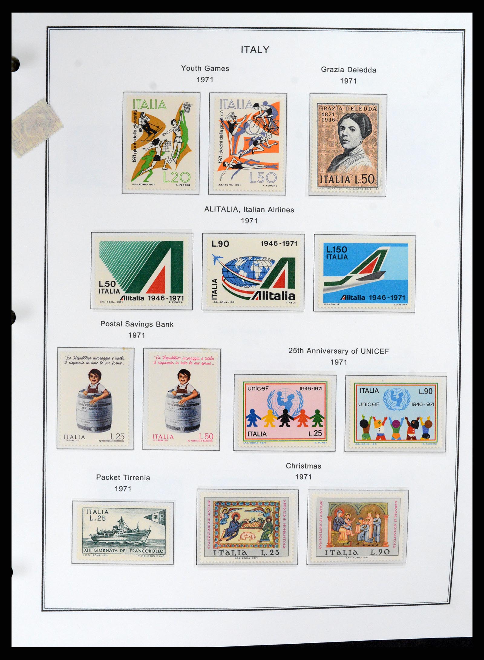 37726 074 - Postzegelverzameling 37726 Italië, Italiaanse gebieden en koloniën 18