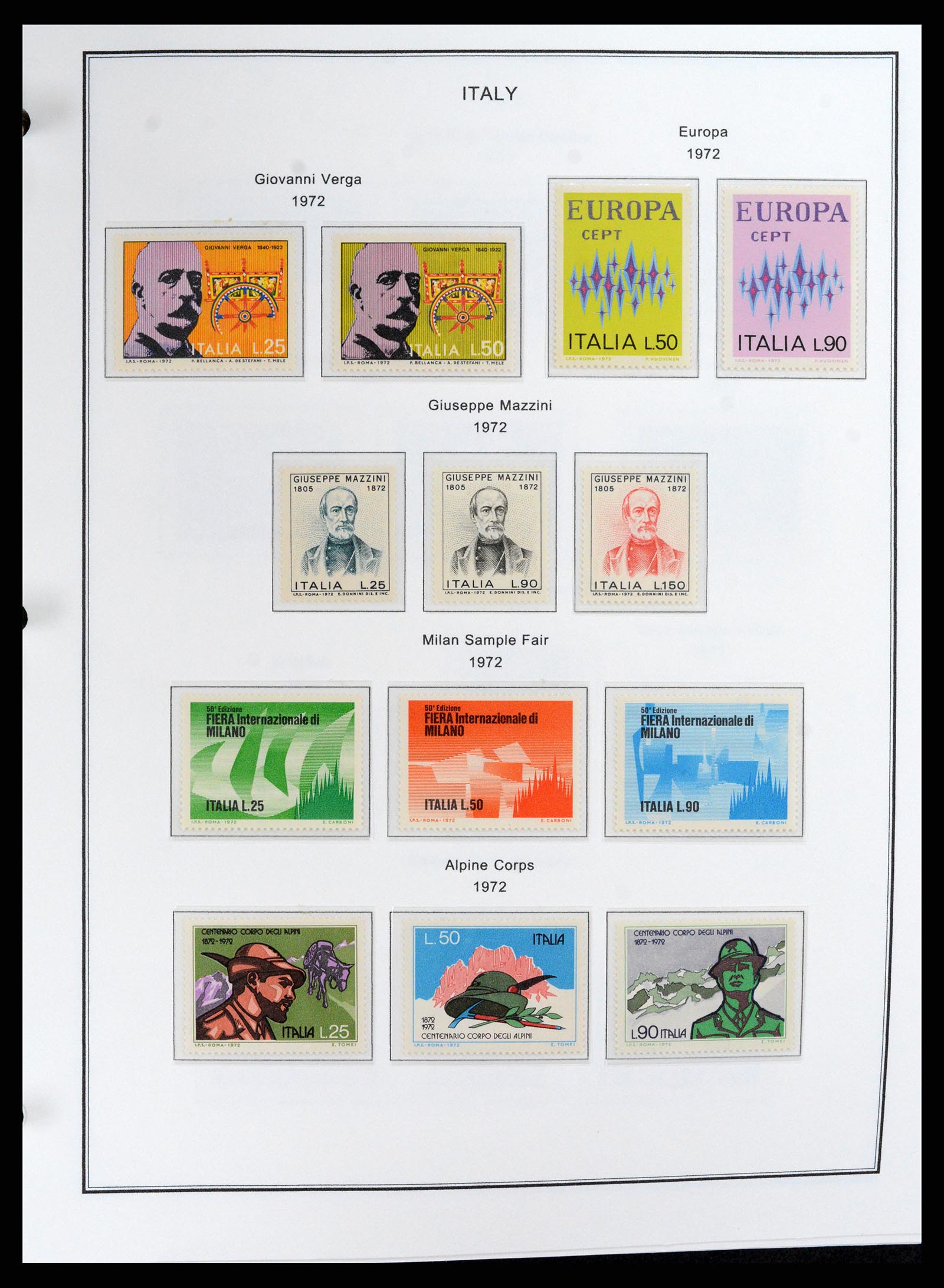 37726 075 - Postzegelverzameling 37726 Italië, Italiaanse gebieden en koloniën 18