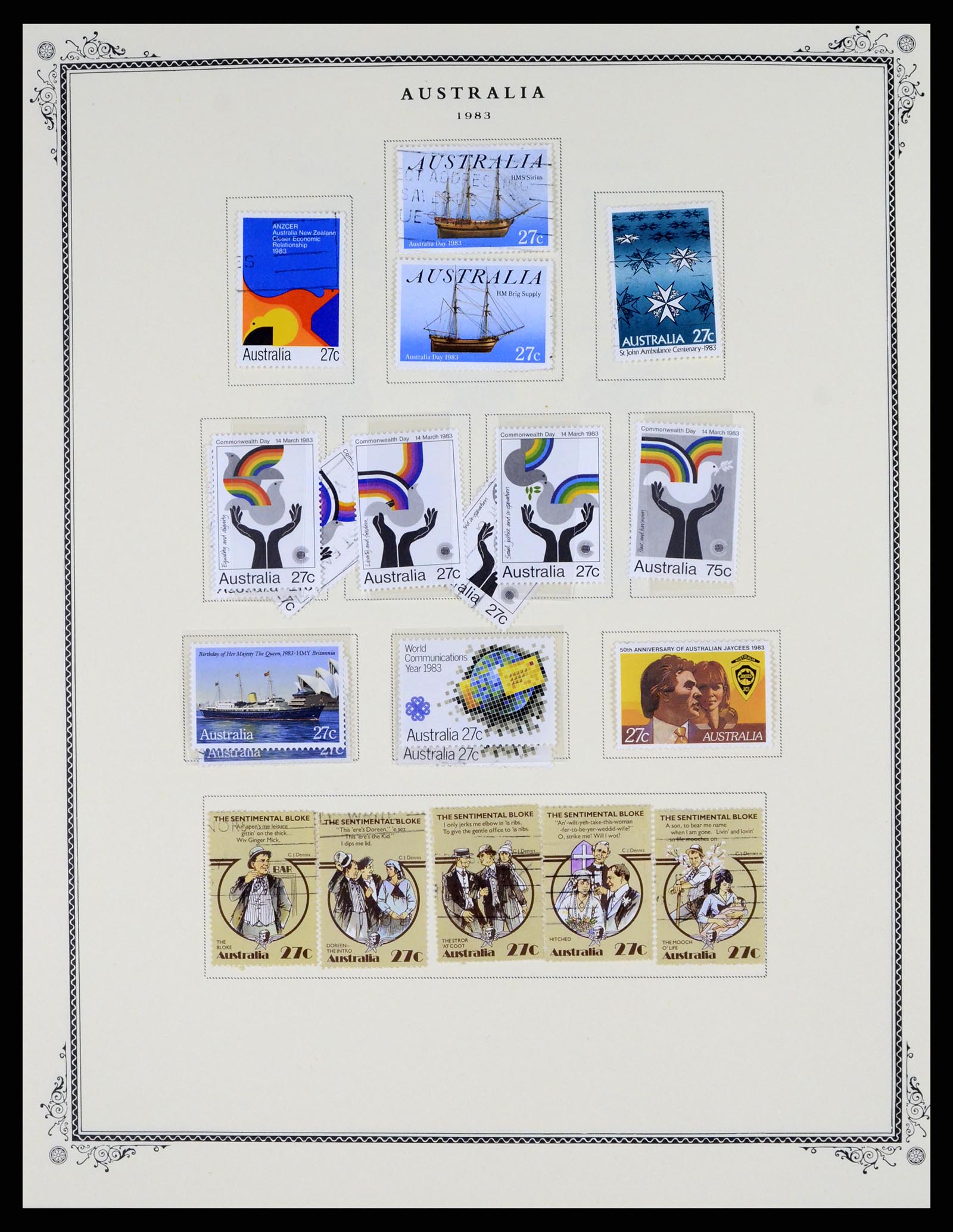 37727 062 - Stamp collection 37727 British colonies.