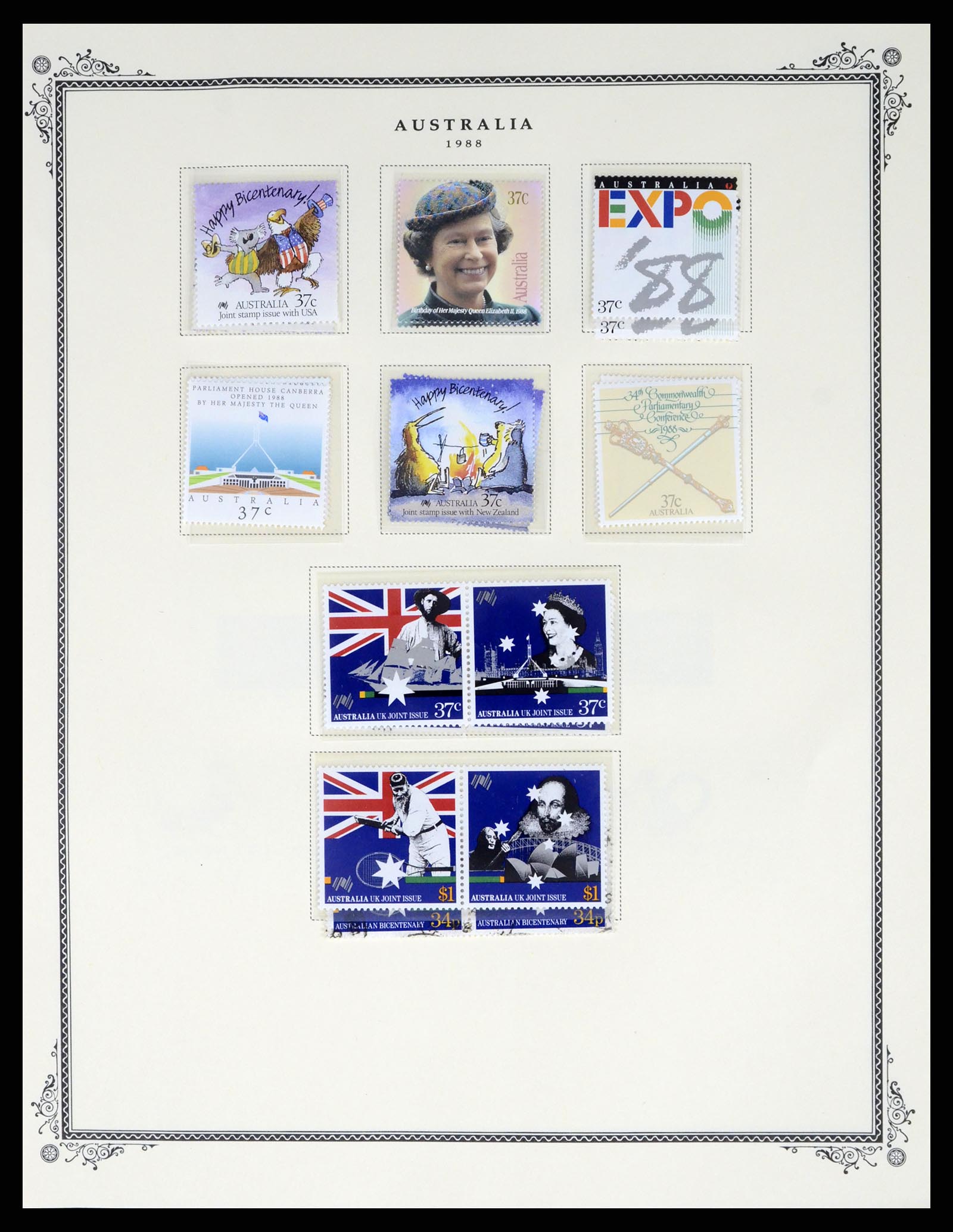37727 083 - Stamp collection 37727 British colonies.