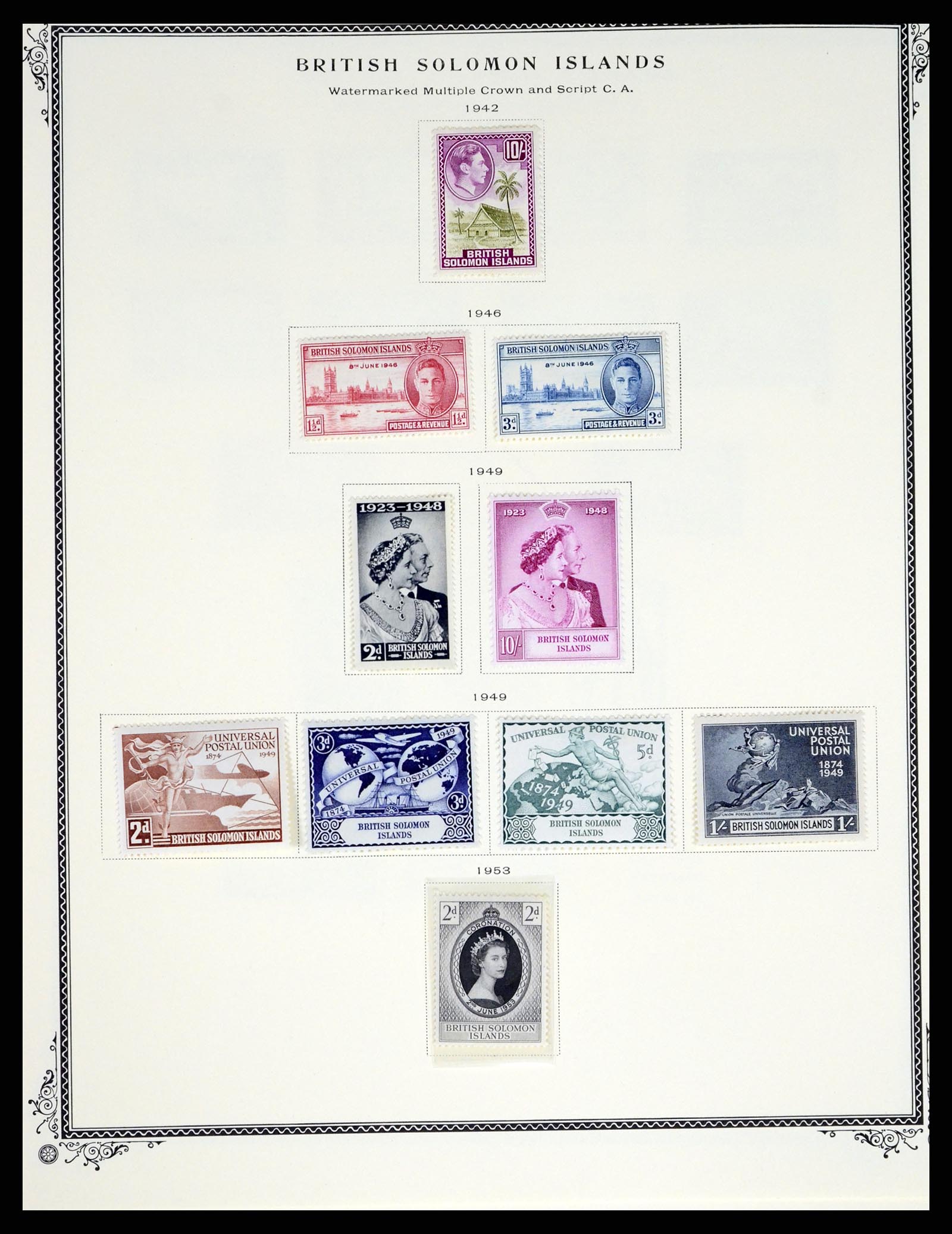 37727 445 - Stamp collection 37727 British colonies.