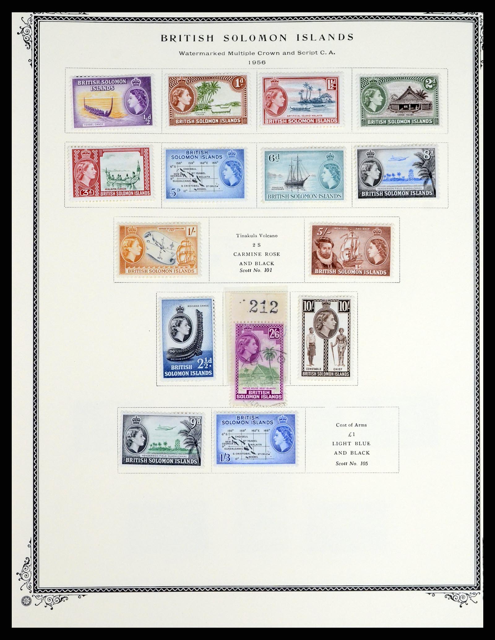 37727 446 - Stamp collection 37727 British colonies.