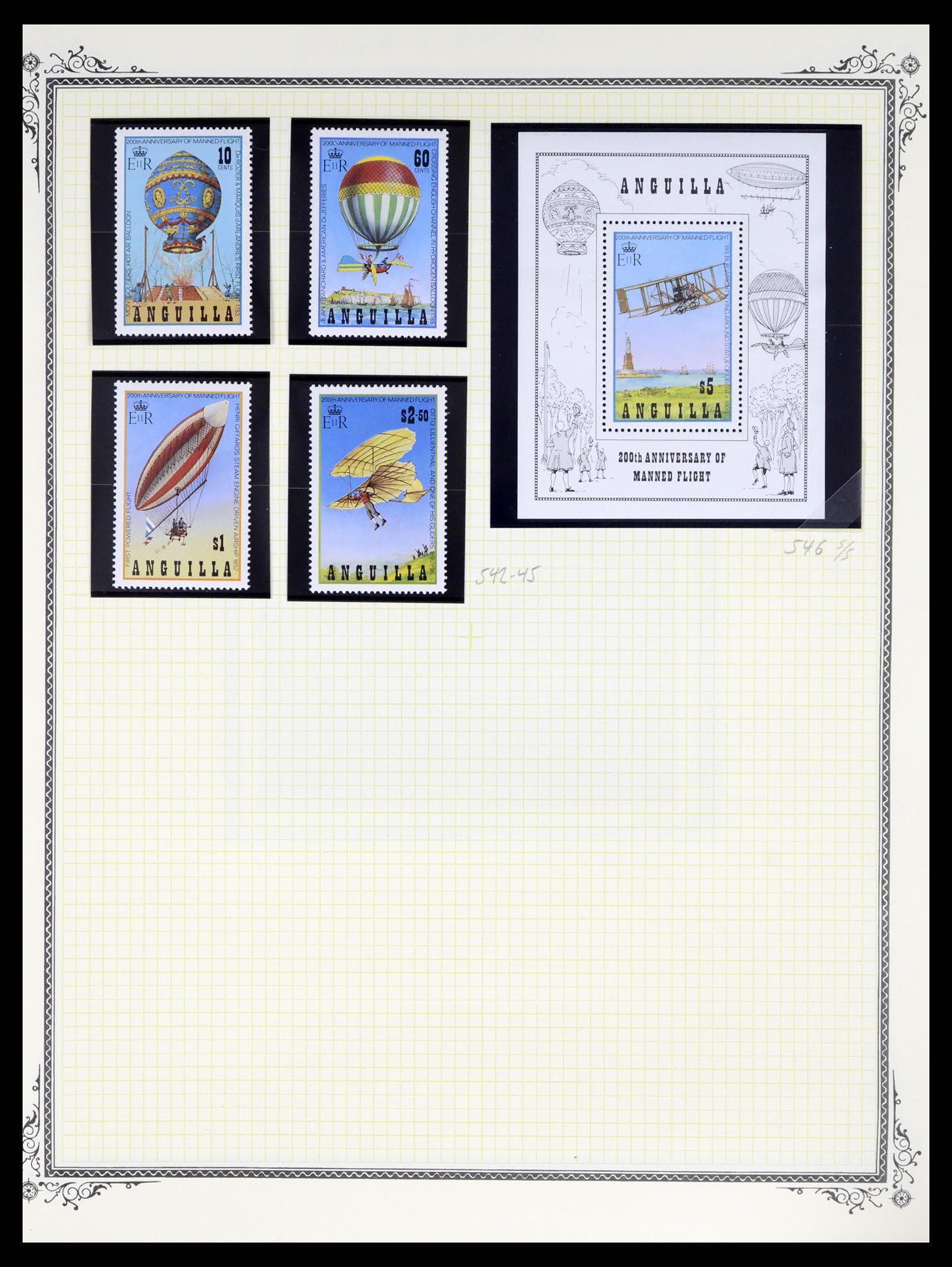 37728 005 - Postzegelverzameling 37728 Motief luchtpost 1930-2000.
