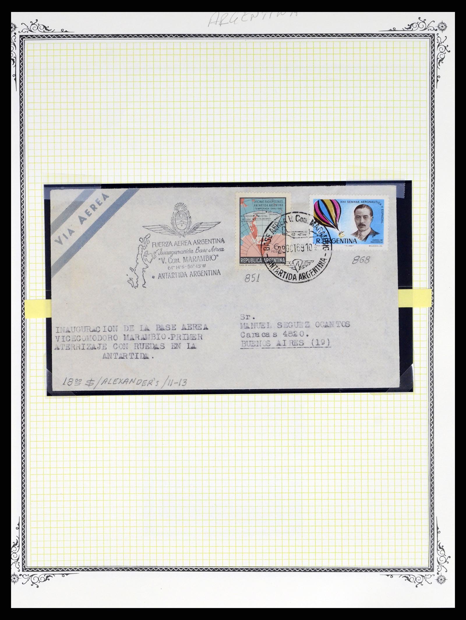 37728 007 - Postzegelverzameling 37728 Motief luchtpost 1930-2000.