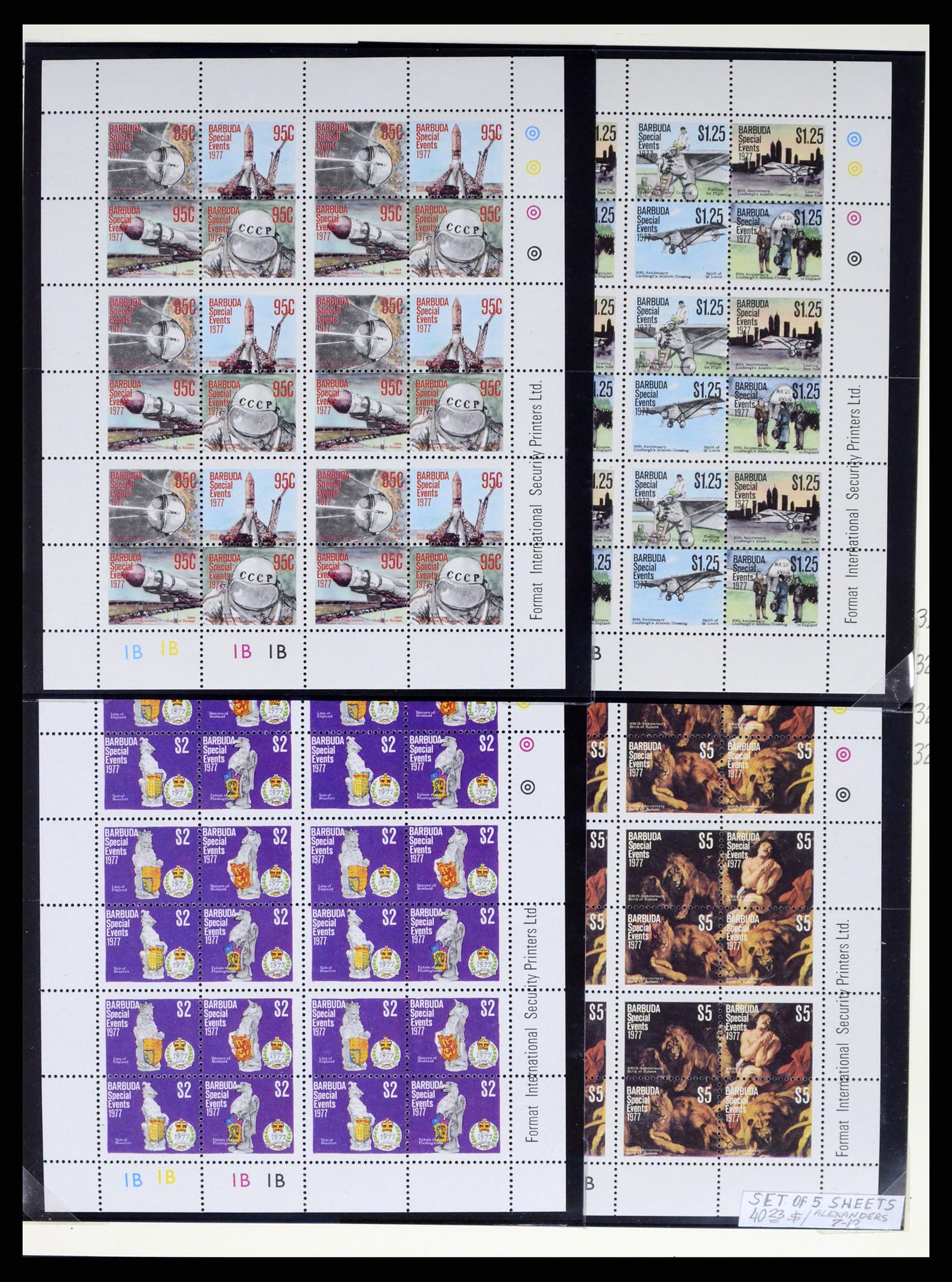 37728 015 - Stamp collection 37728 Thematic airmail 1930-2000.
