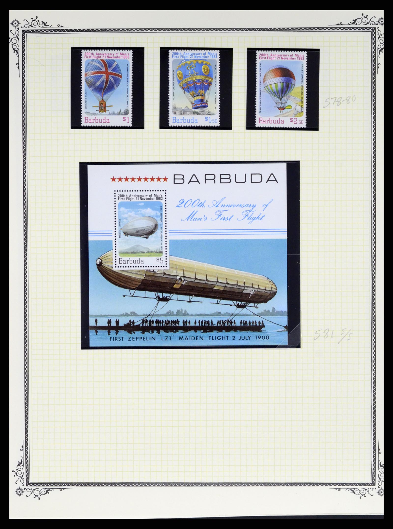 37728 017 - Postzegelverzameling 37728 Motief luchtpost 1930-2000.