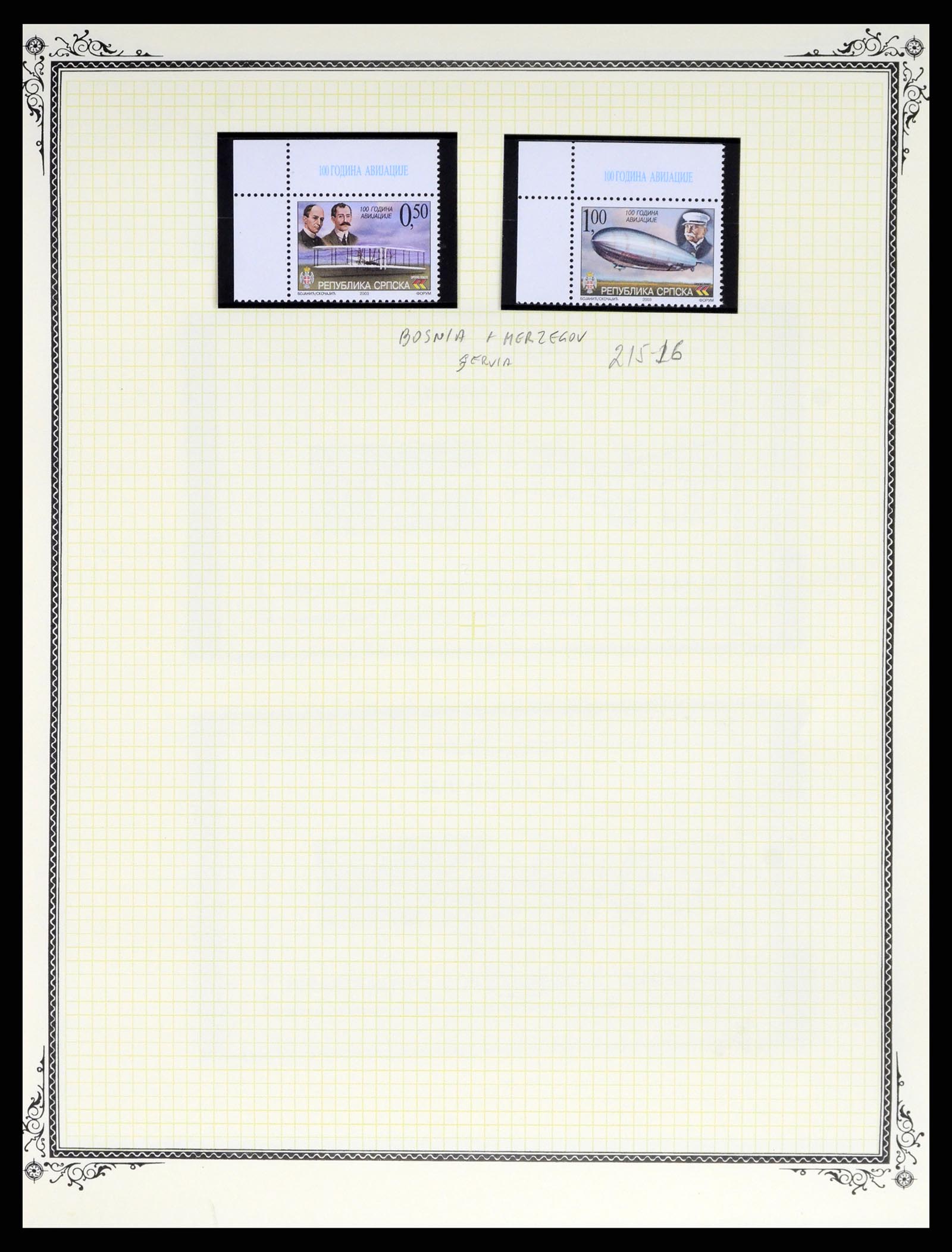 37728 028 - Postzegelverzameling 37728 Motief luchtpost 1930-2000.