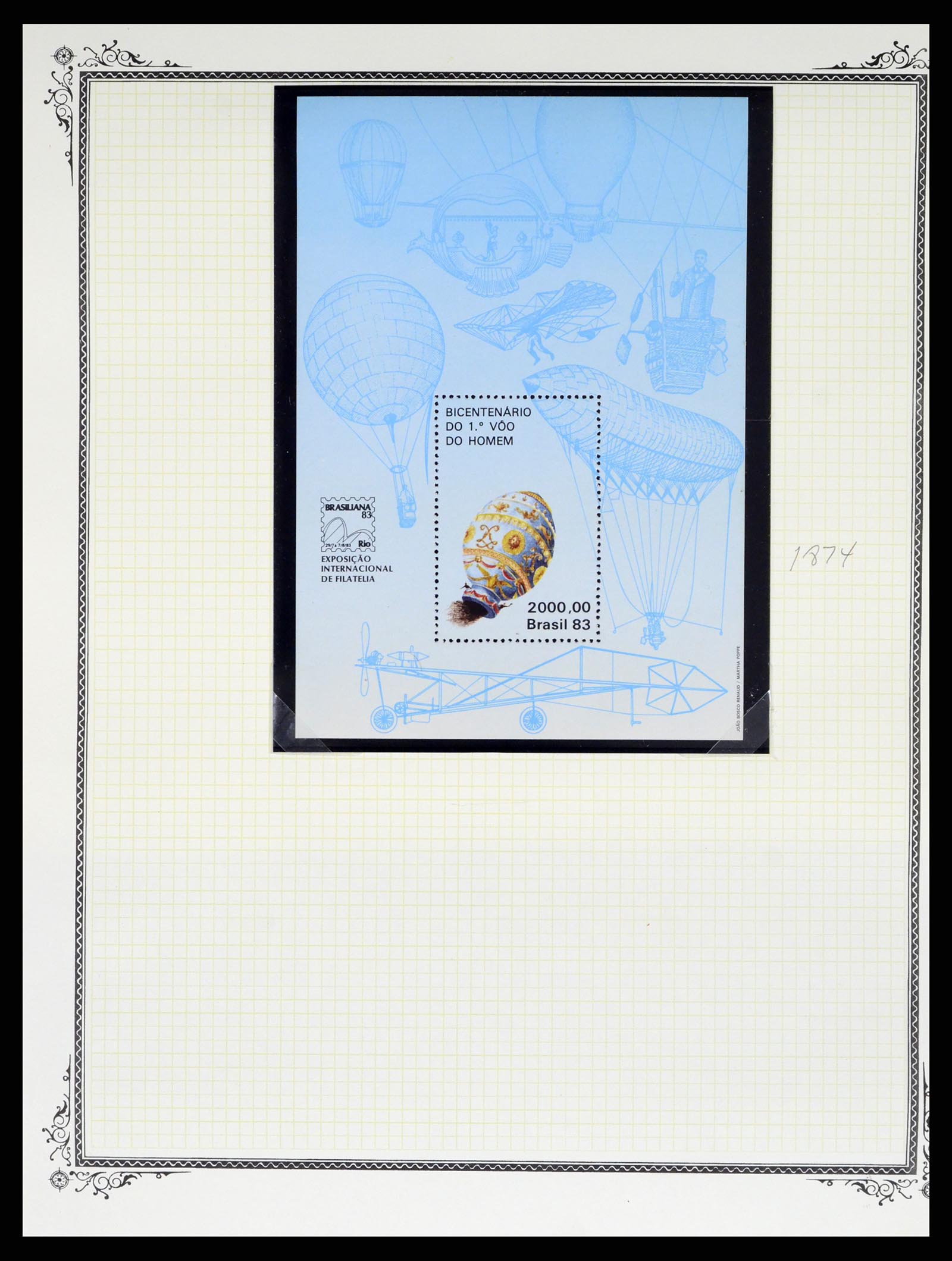 37728 031 - Postzegelverzameling 37728 Motief luchtpost 1930-2000.