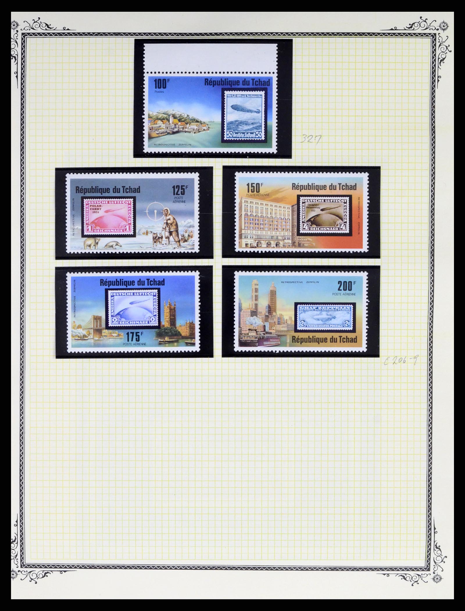 37728 058 - Postzegelverzameling 37728 Motief luchtpost 1930-2000.