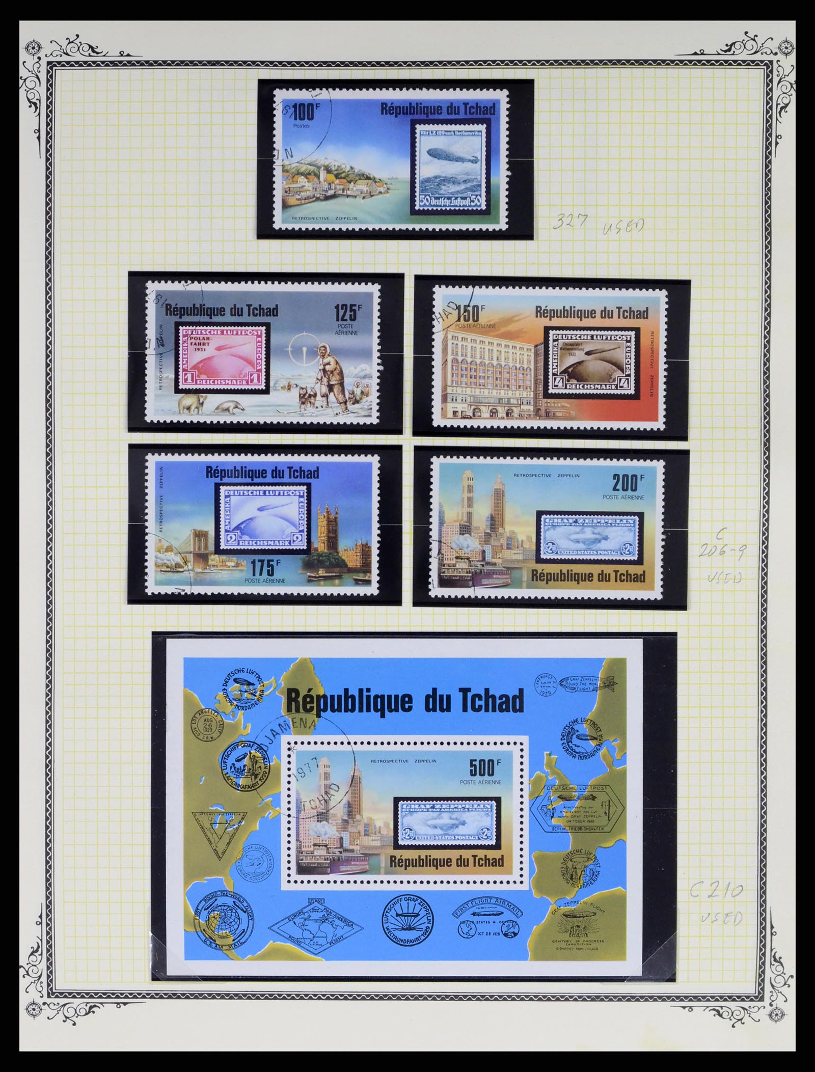 37728 059 - Postzegelverzameling 37728 Motief luchtpost 1930-2000.