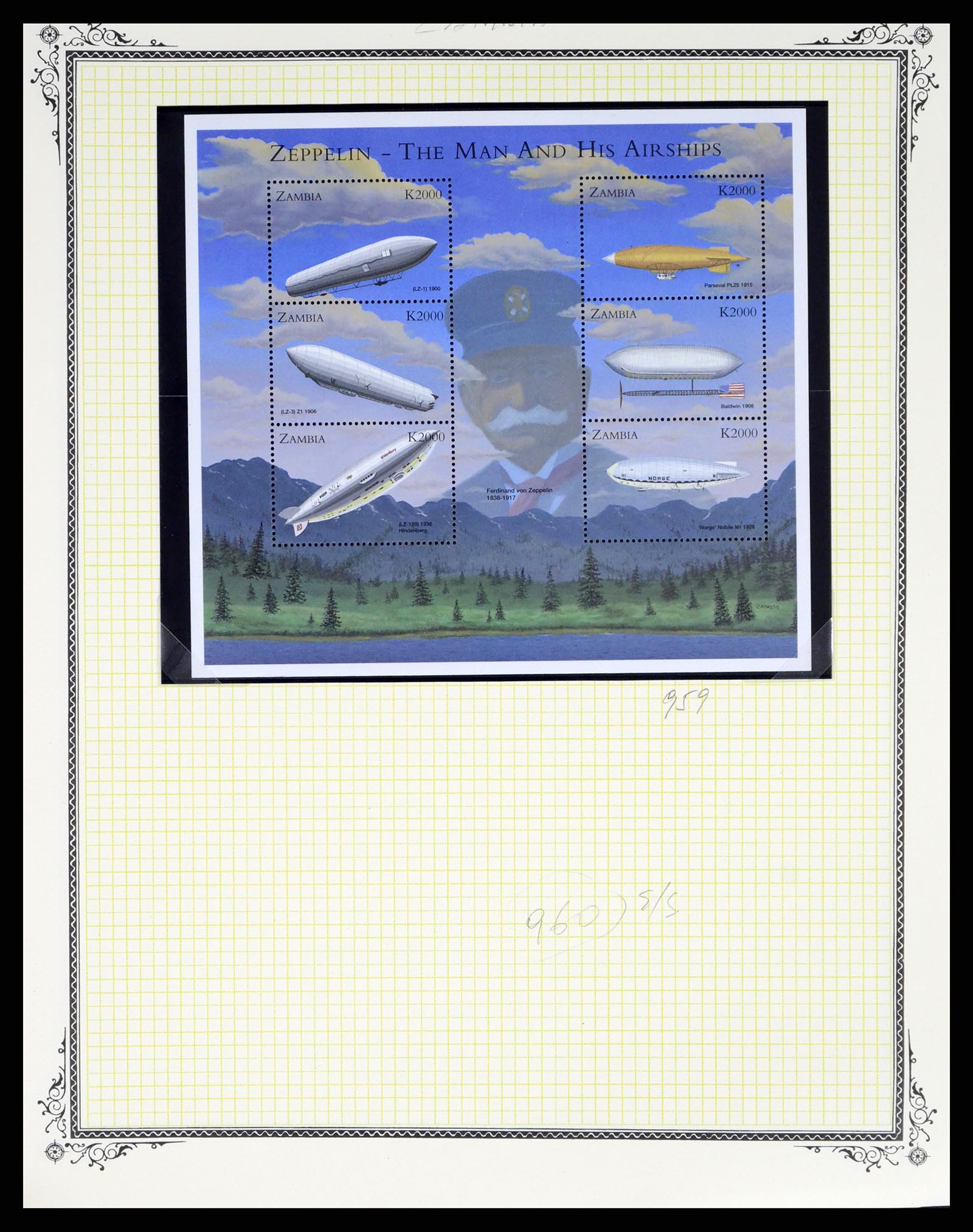 37728 343 - Postzegelverzameling 37728 Motief luchtpost 1930-2000.