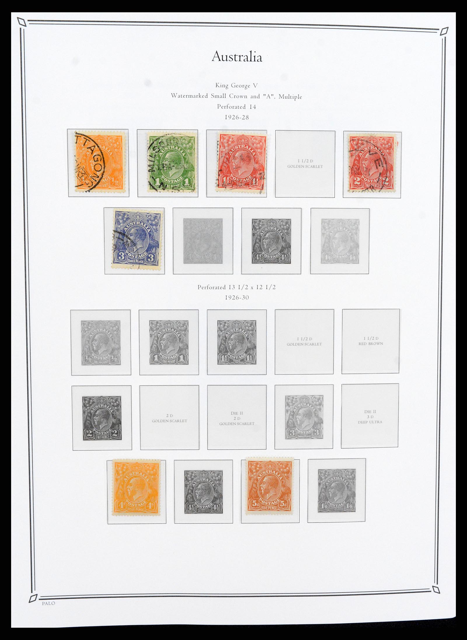37730 007 - Postzegelverzameling 37730 Britse koloniën in de Stille Zuidzee 1860-