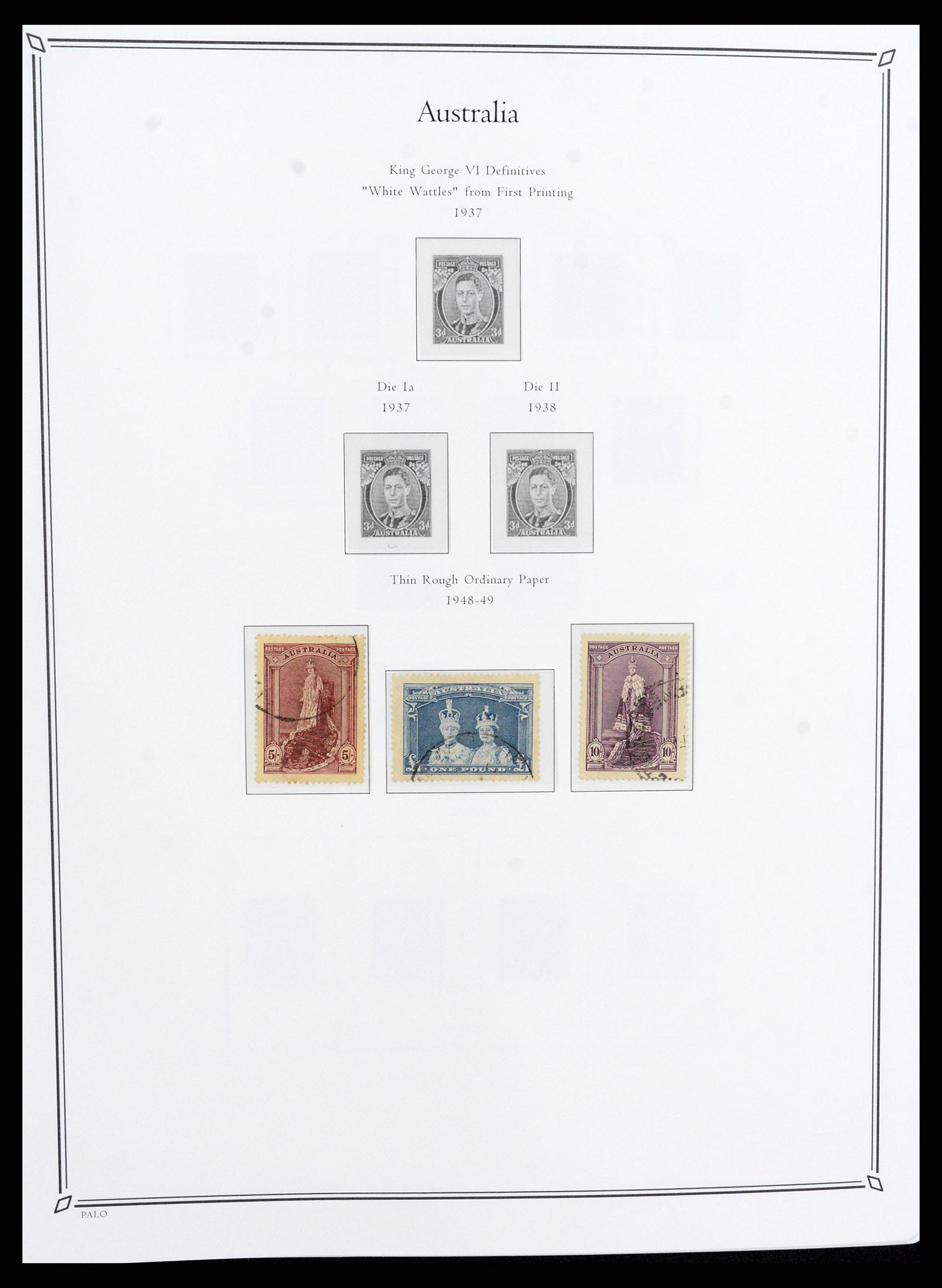 37730 010 - Postzegelverzameling 37730 Britse koloniën in de Stille Zuidzee 1860-