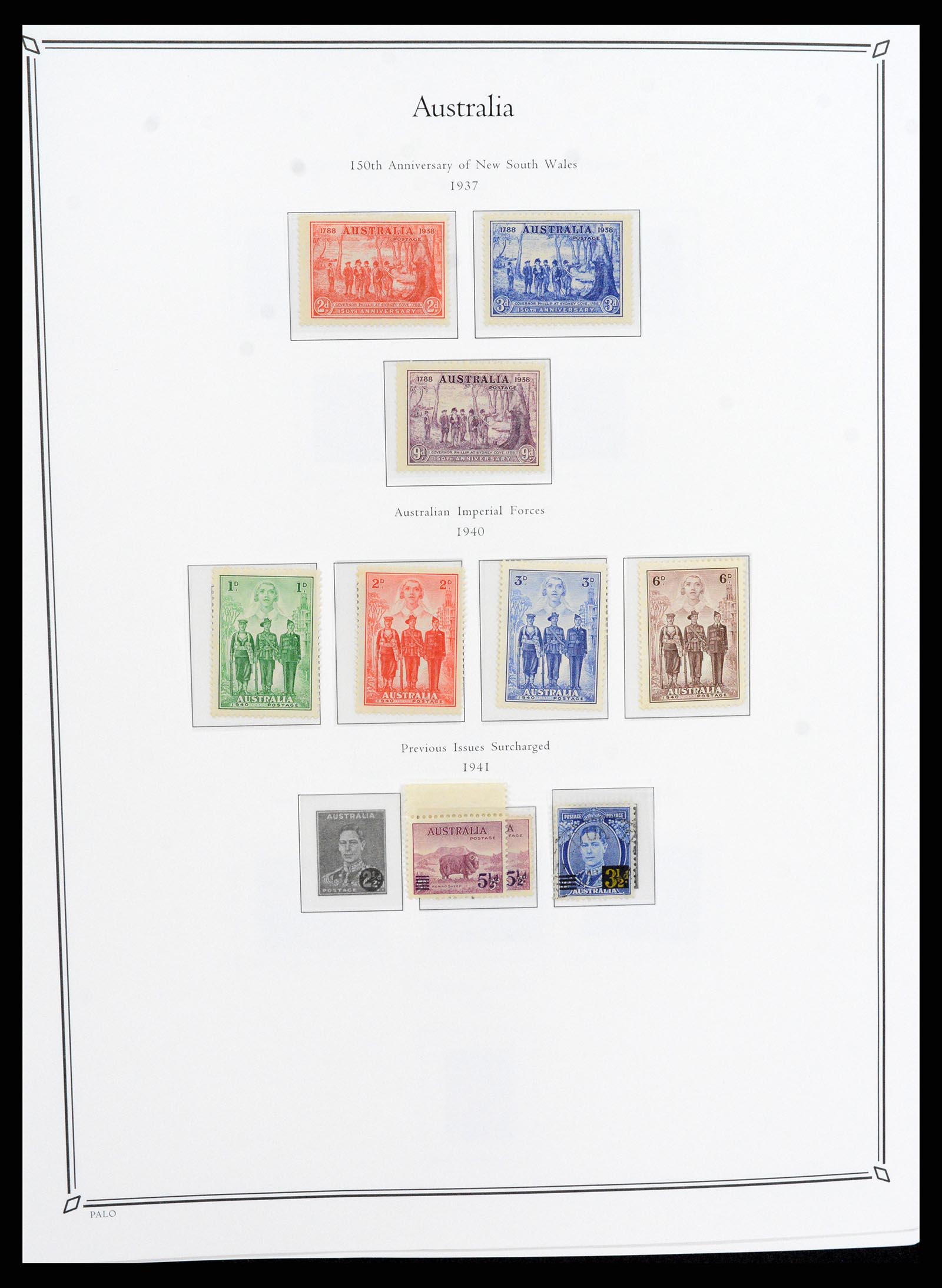 37730 011 - Postzegelverzameling 37730 Britse koloniën in de Stille Zuidzee 1860-