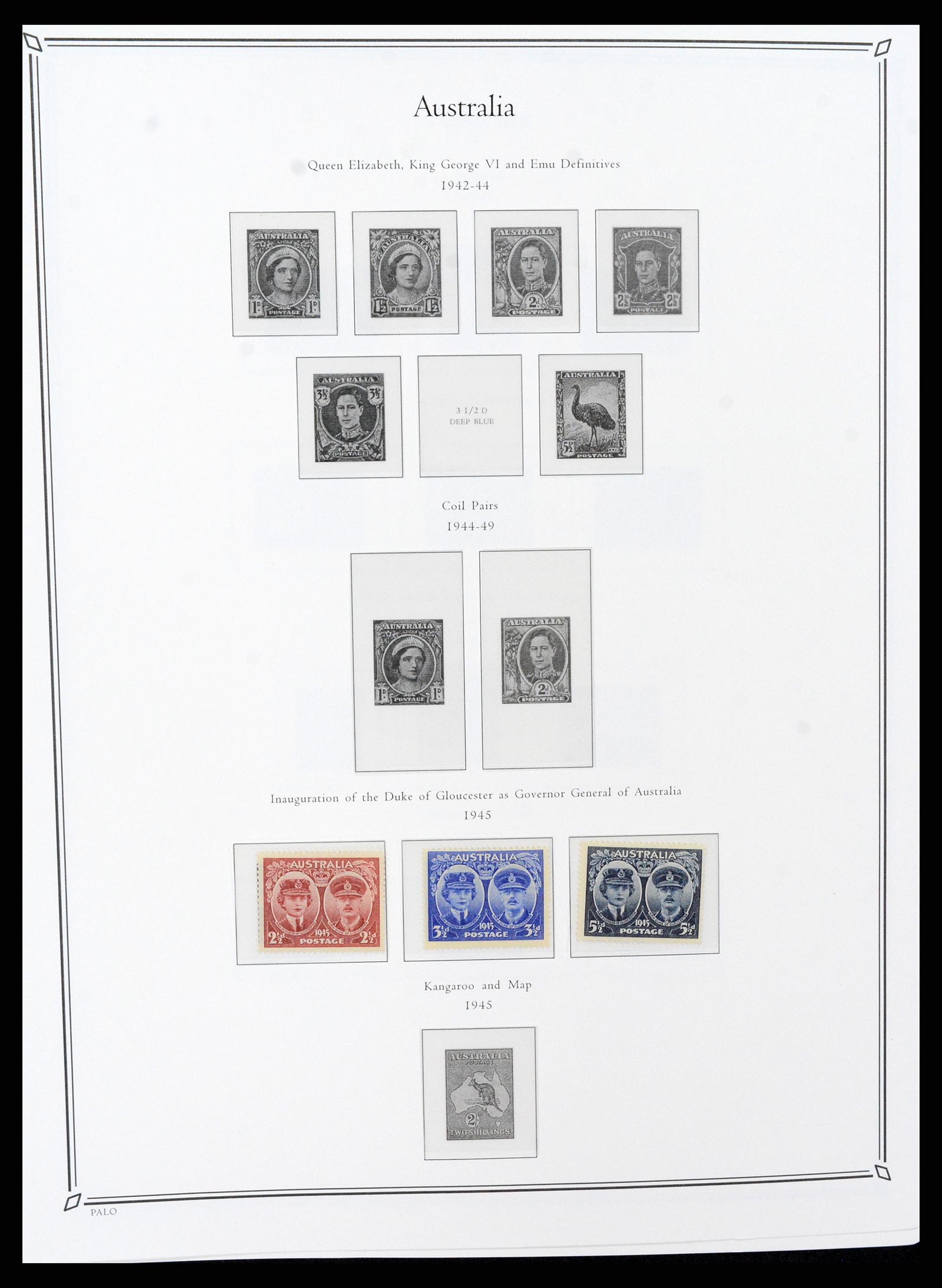 37730 012 - Postzegelverzameling 37730 Britse koloniën in de Stille Zuidzee 1860-