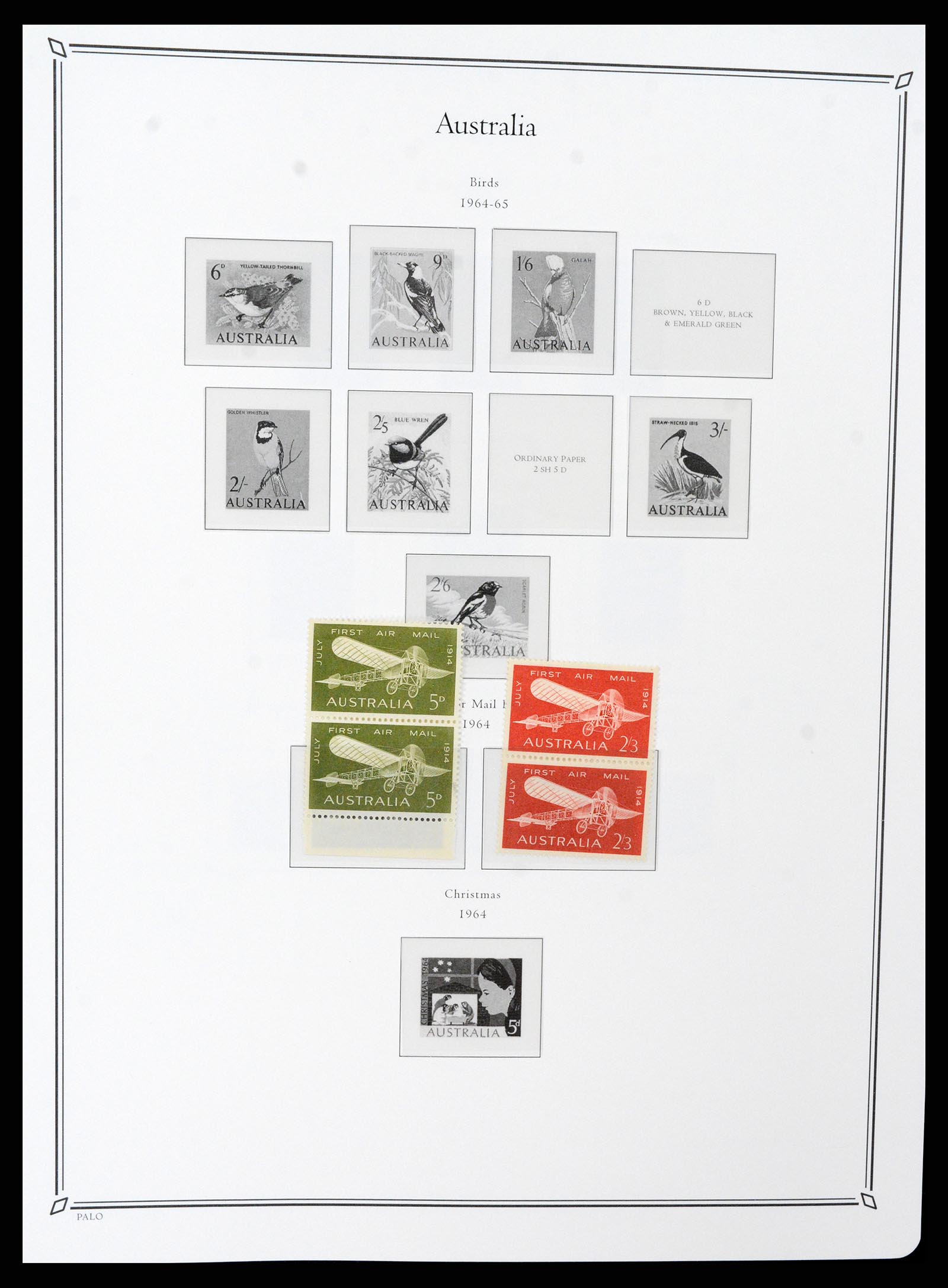 37730 014 - Postzegelverzameling 37730 Britse koloniën in de Stille Zuidzee 1860-