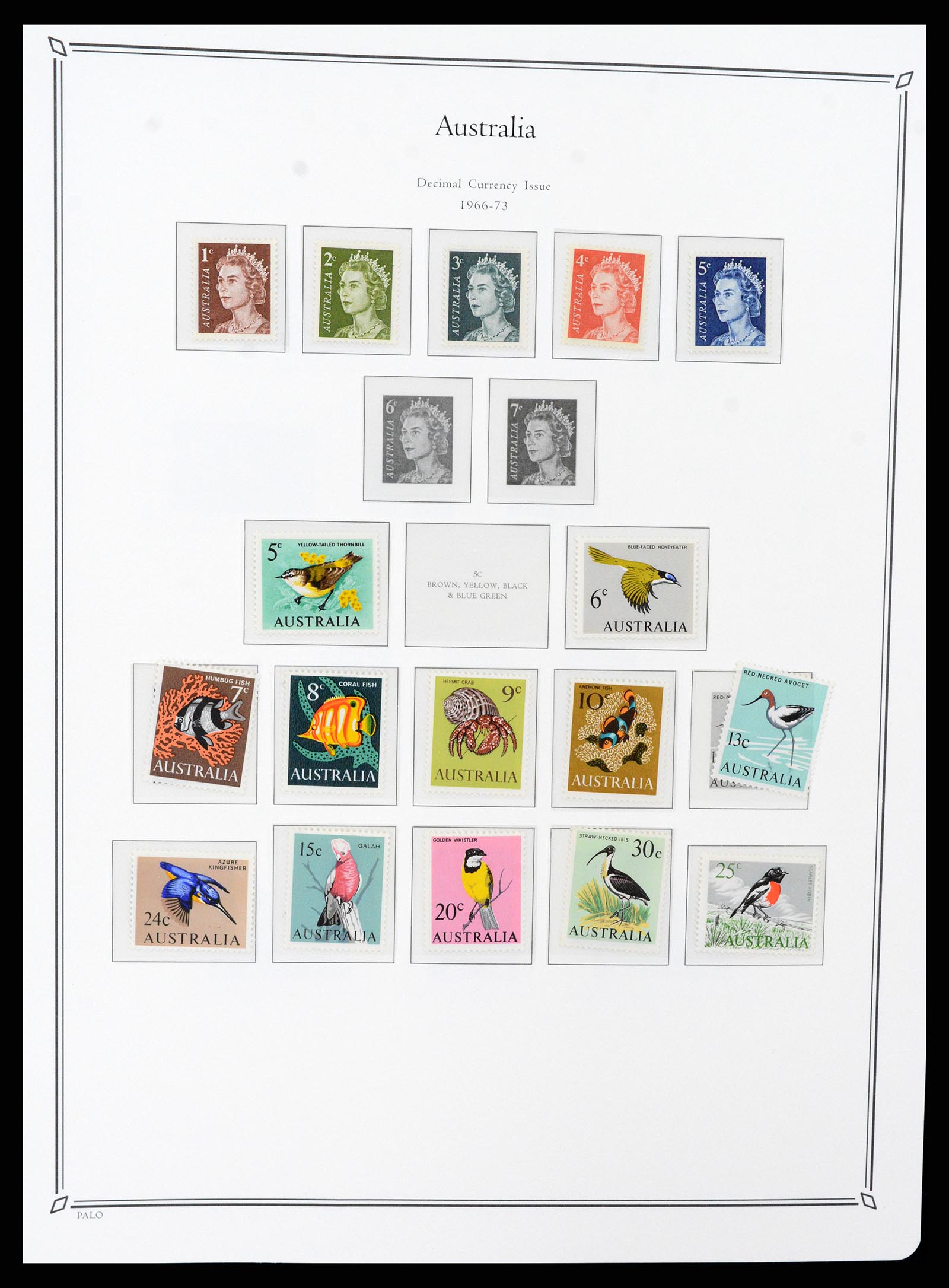 37730 016 - Postzegelverzameling 37730 Britse koloniën in de Stille Zuidzee 1860-