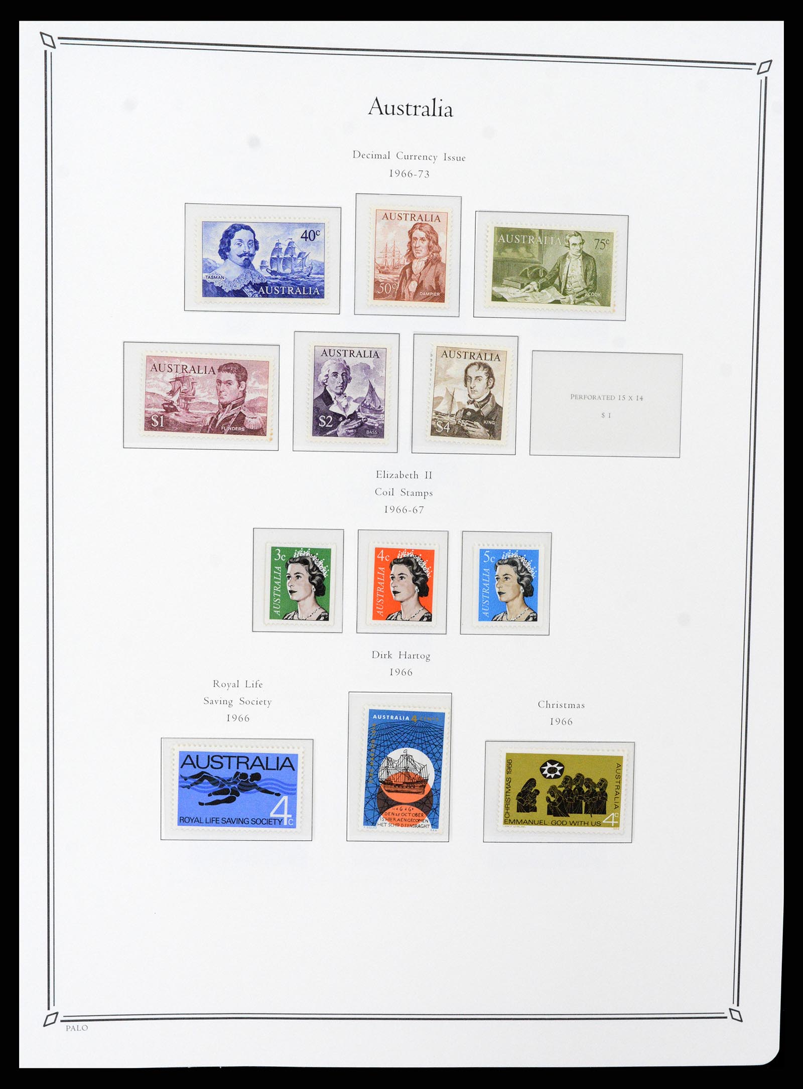 37730 017 - Postzegelverzameling 37730 Britse koloniën in de Stille Zuidzee 1860-