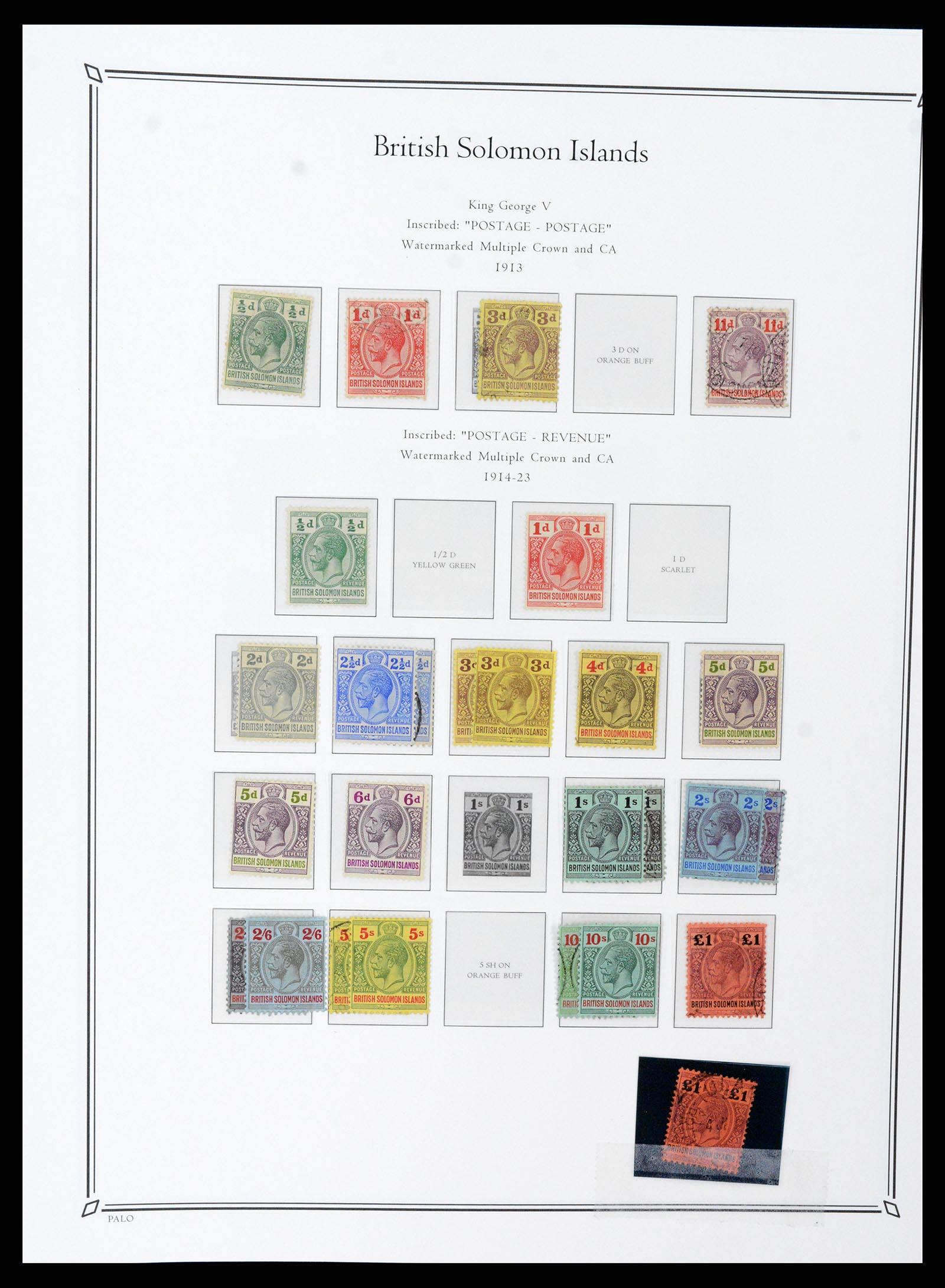 37730 332 - Stamp collection 37730 British colonies in the Pacific 1860-1970.