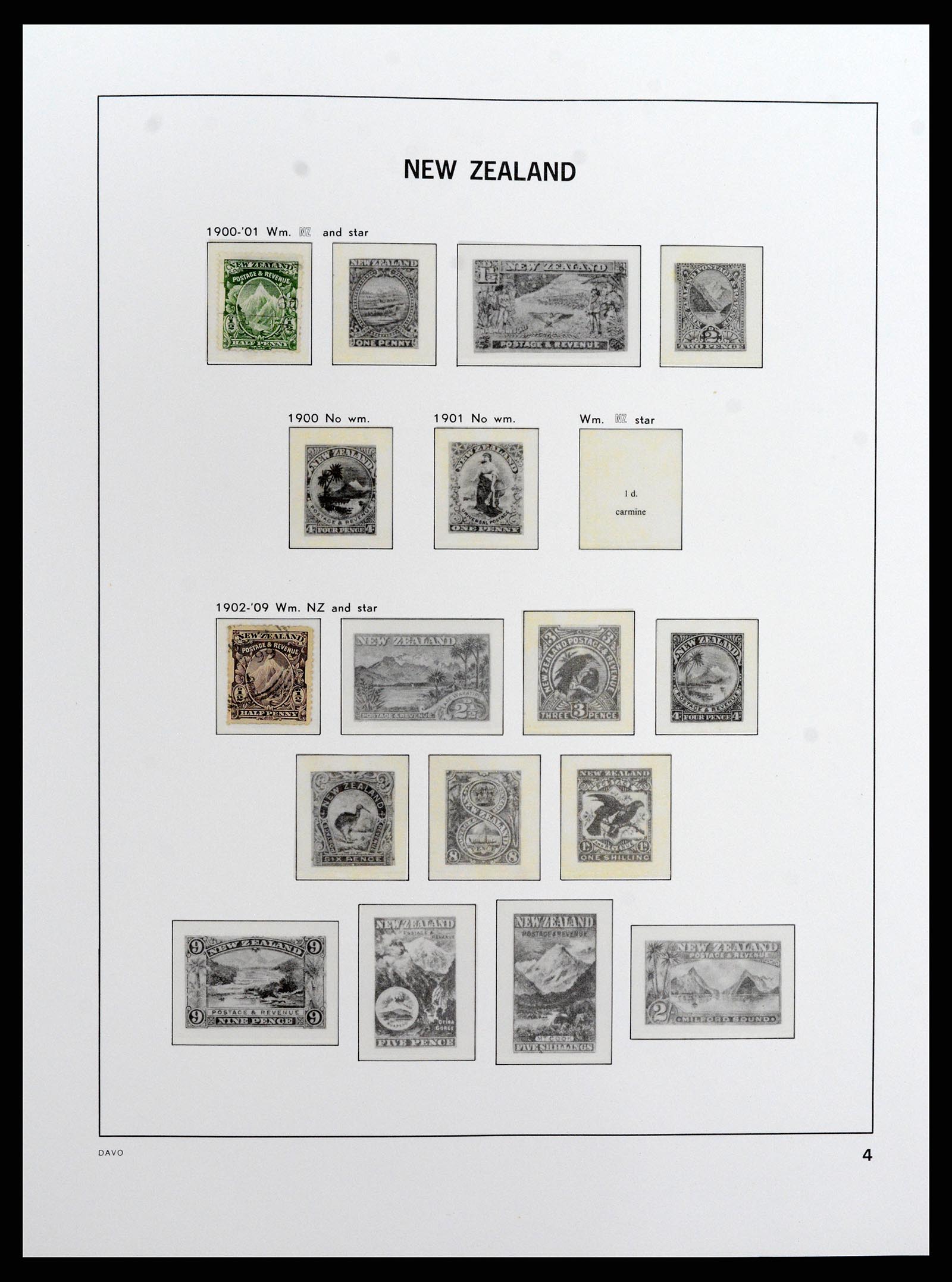37731 003 - Postzegelverzameling 37731 Nieuw Zeeland 1873-1999.